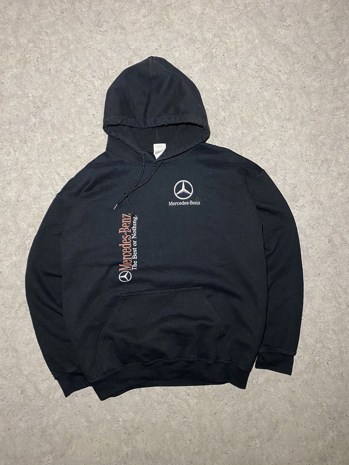Mercedes-Benz × Vintage Vintage Mercedes Benz racing black hoodie Size US L / EU 52-54 / 3 - 1 Thumbnail