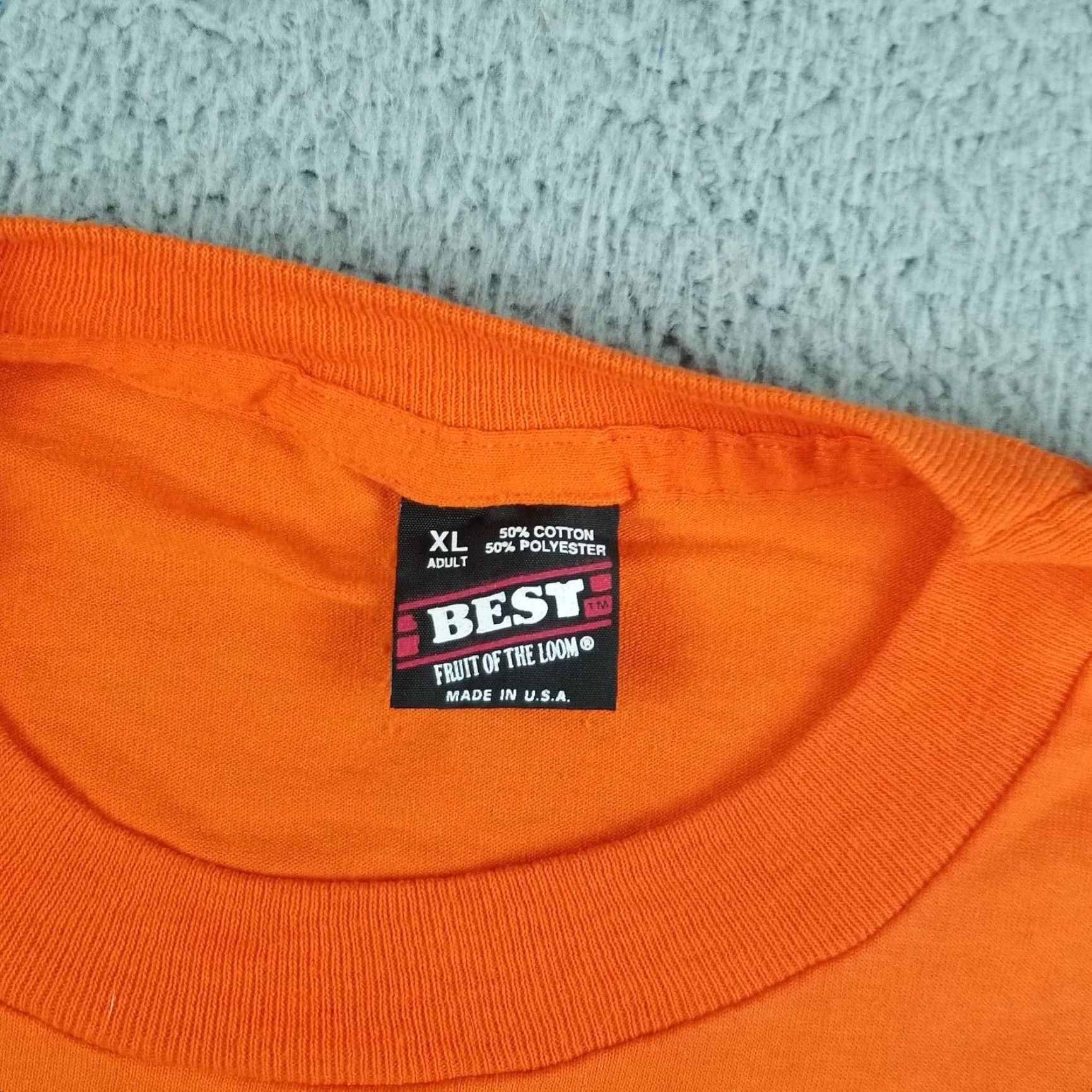 Vintage VINTAGE USCG Coast Guard T-Shirt Men XL Orange Nautical Military 90s Graphic Print Size US XL / EU 56 / 4 - 2 Thumbnail