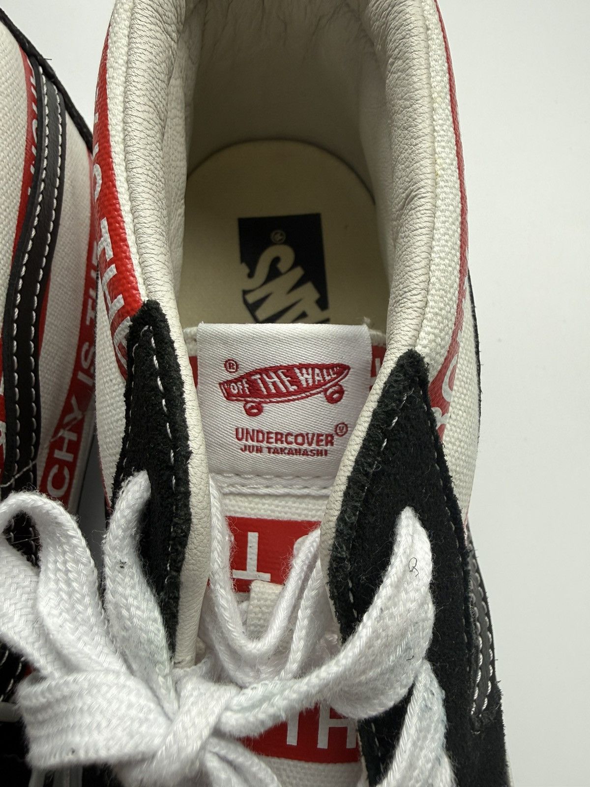 Undercover × Vans Vans x Undercover OTW Sk8 - Mid 83 “Anarchy is the Key” Size US 9 / EU 42 - 6 Thumbnail