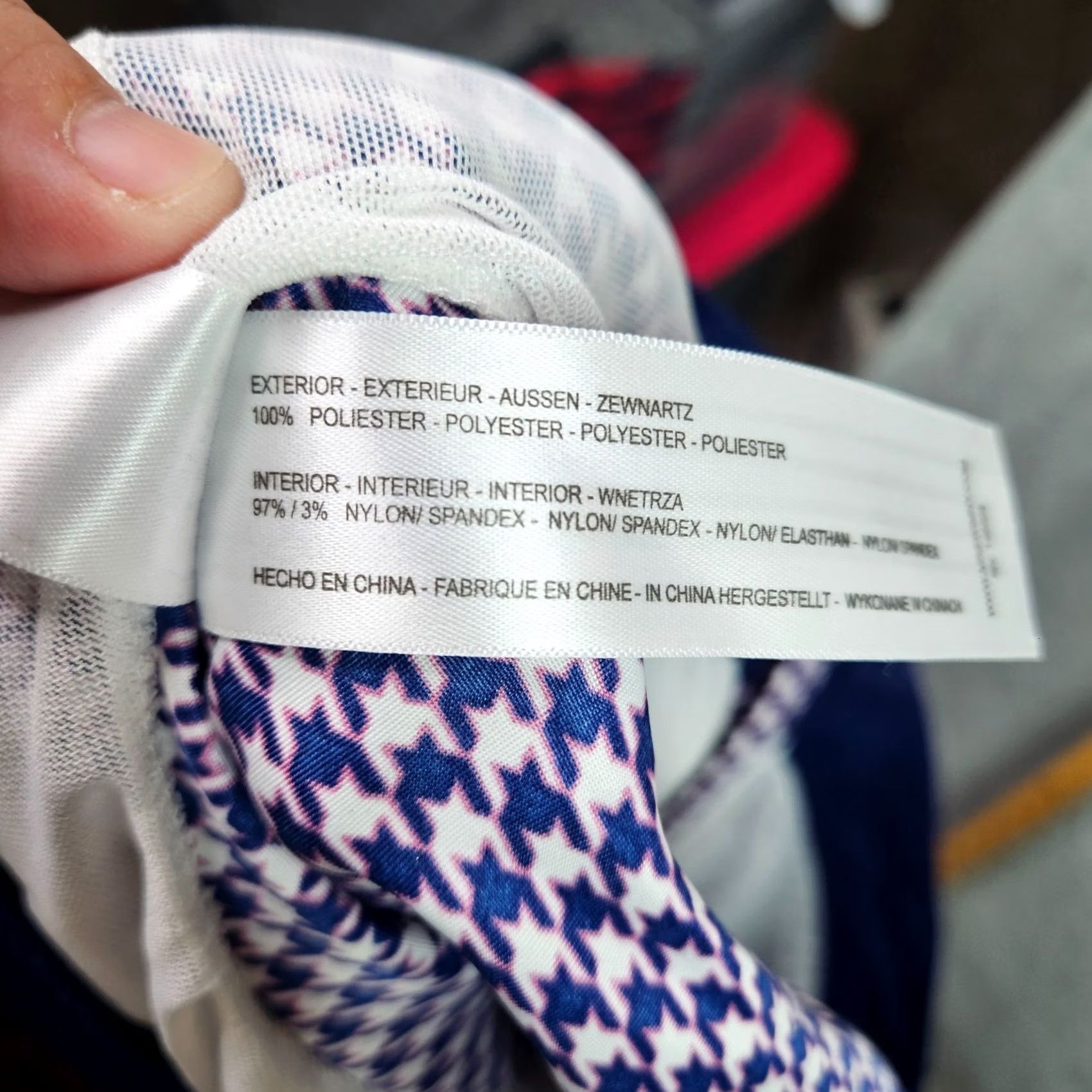 Vintage Mr.Swim Trunks Navy Houndstooth Pattern Lined Board Shorts Size 34 NEW Size US 34 / EU 50 - 6 Thumbnail