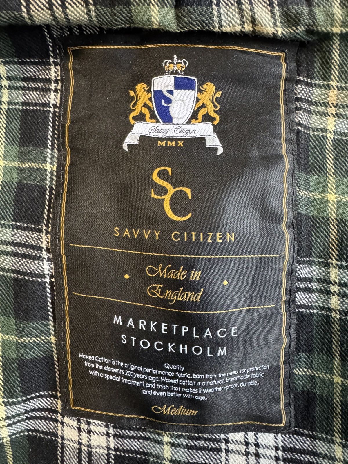 Other Savvy Citizen Waxed Cotton Jacket Size US M / EU 48-50 / 2 - 3 Thumbnail