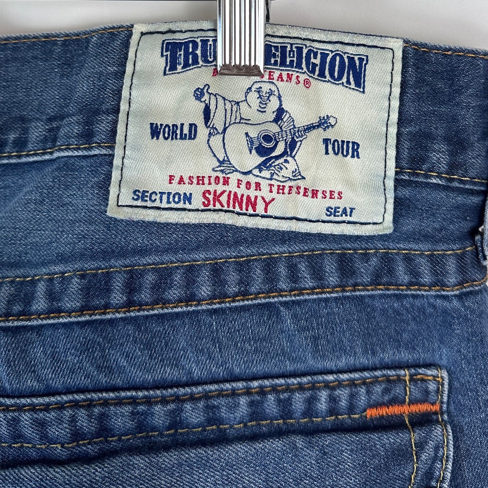True Religion Skinny Blue Denim Jeans Size US 36 / EU 52 - 8 Thumbnail