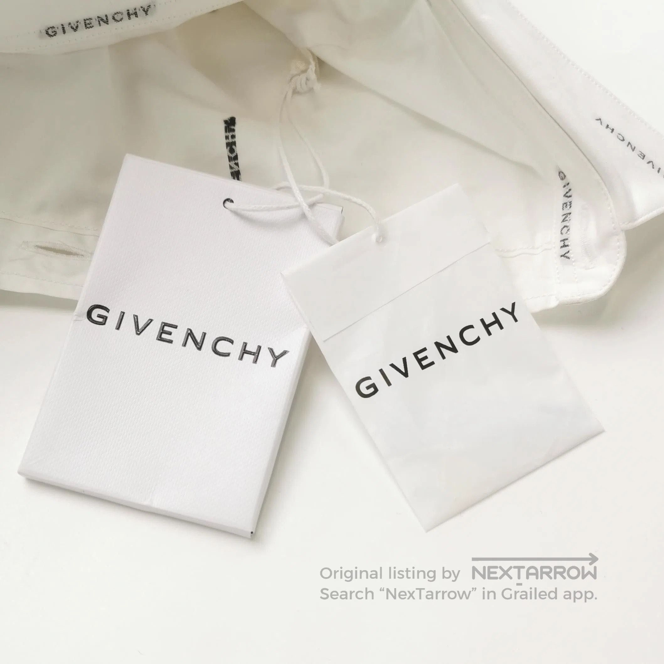 Givenchy Givenchy Striped Cotton Short-Sleeve Button-Down Shirt S. Size US M / EU 48-50 / 2 - 3 Thumbnail