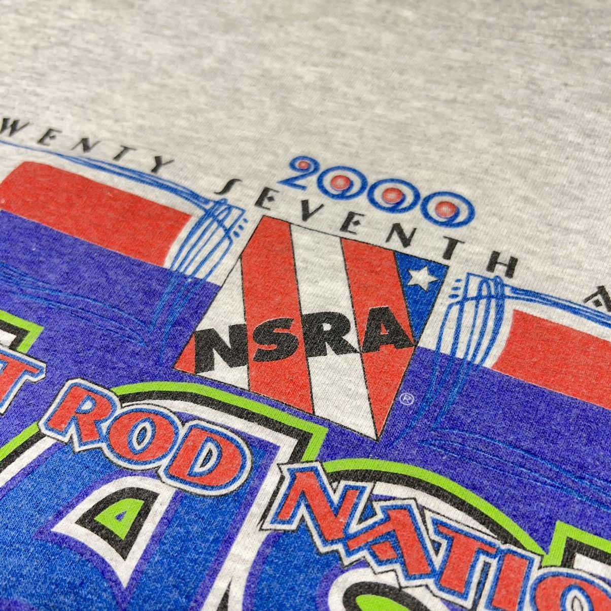Vintage Street Rod Tee Shirt Grey Car Classic NSRA Auto Graphic 2000 Size US XL / EU 56 / 4 - 5 Thumbnail