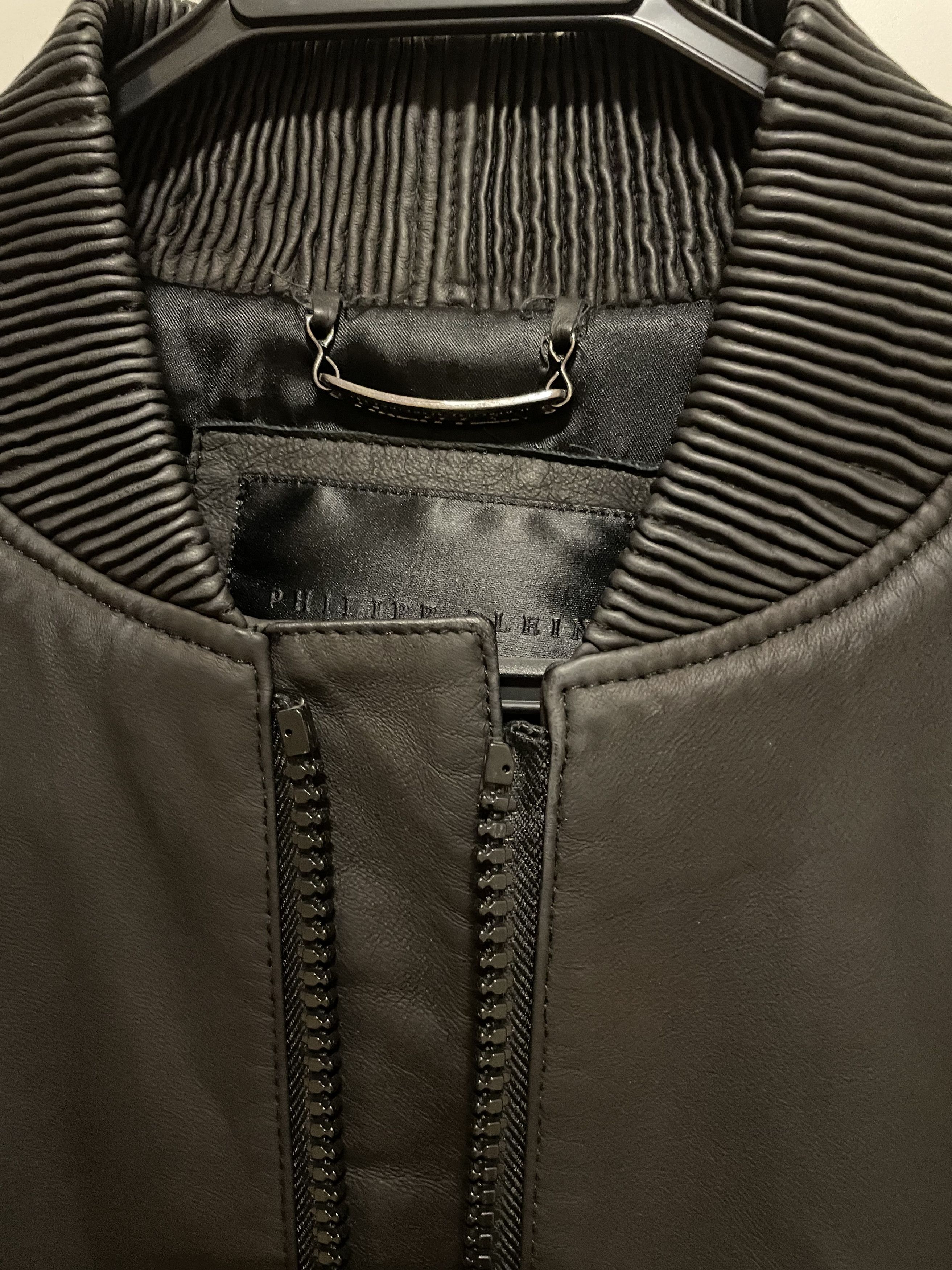 Philipp Plein Philipp Plein Black Leather Jacket M Limited Edition Size US M / EU 48-50 / 2 - 11 Thumbnail