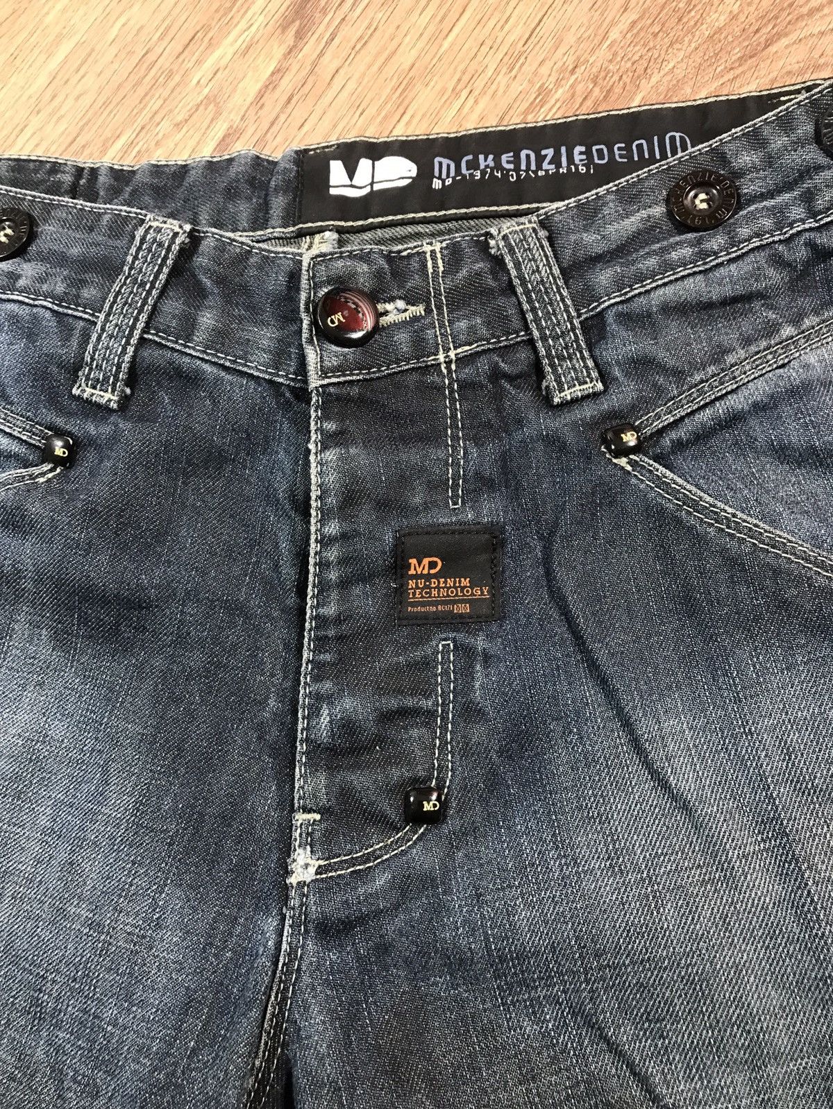 Japanese Brand × Vintage Vintage Double Knee Distressed Denim Pants Size US 30 / EU 46 - 4 Thumbnail