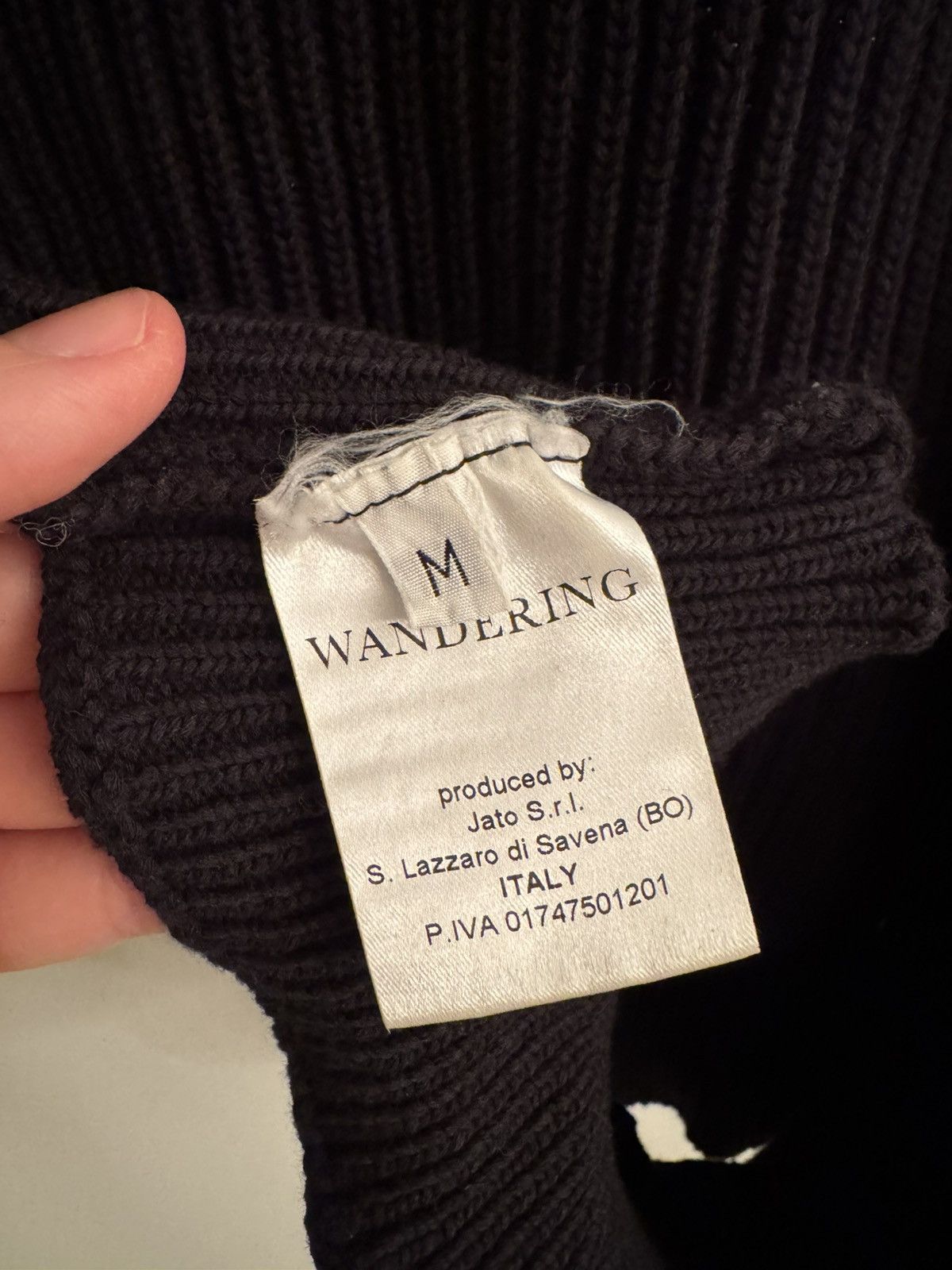 Other WANDERING Black Cotton Open Back Sweater Size M / US 6-8 / IT 42-44 - 8 Thumbnail