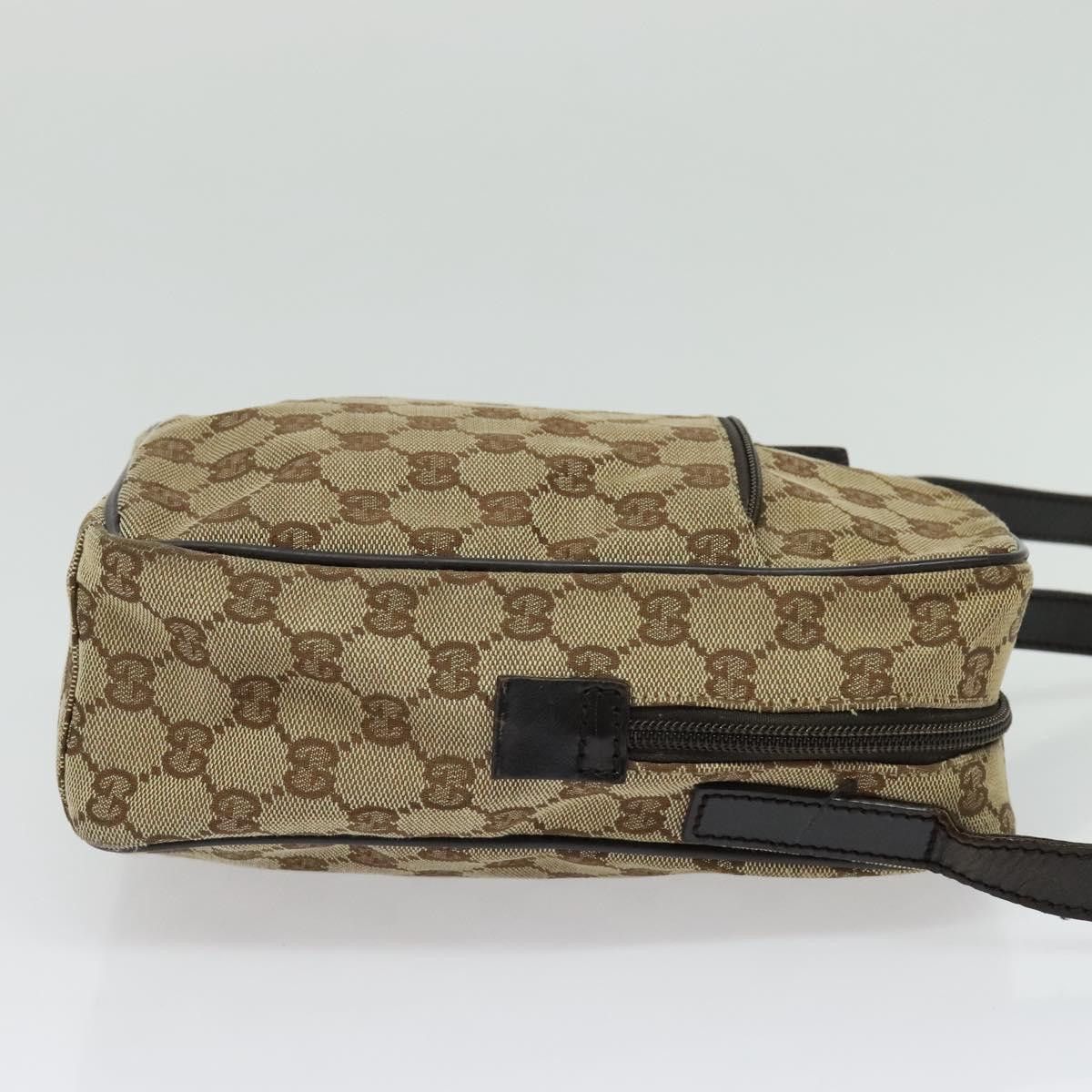 Gucci GUCCI GG Canvas Shoulder Bag Beige Silver Size ONE SIZE - 5 Thumbnail