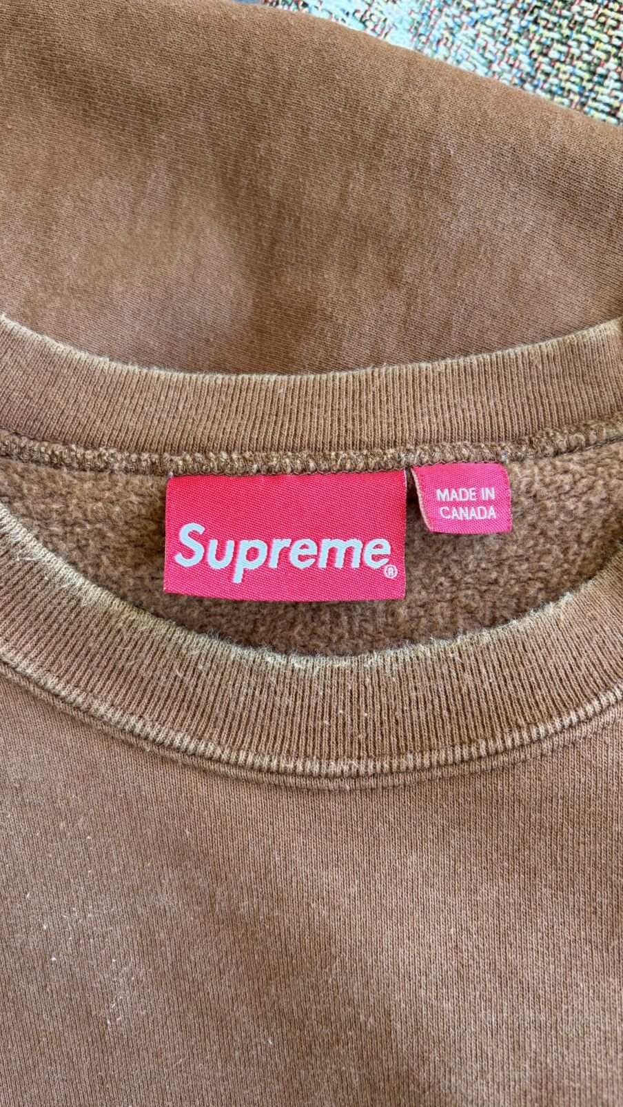 Supreme Supreme Step Arc Crewneck Brown FW Crewneck Sweatshirt Size US M / EU 48-50 / 2 - 3 Thumbnail