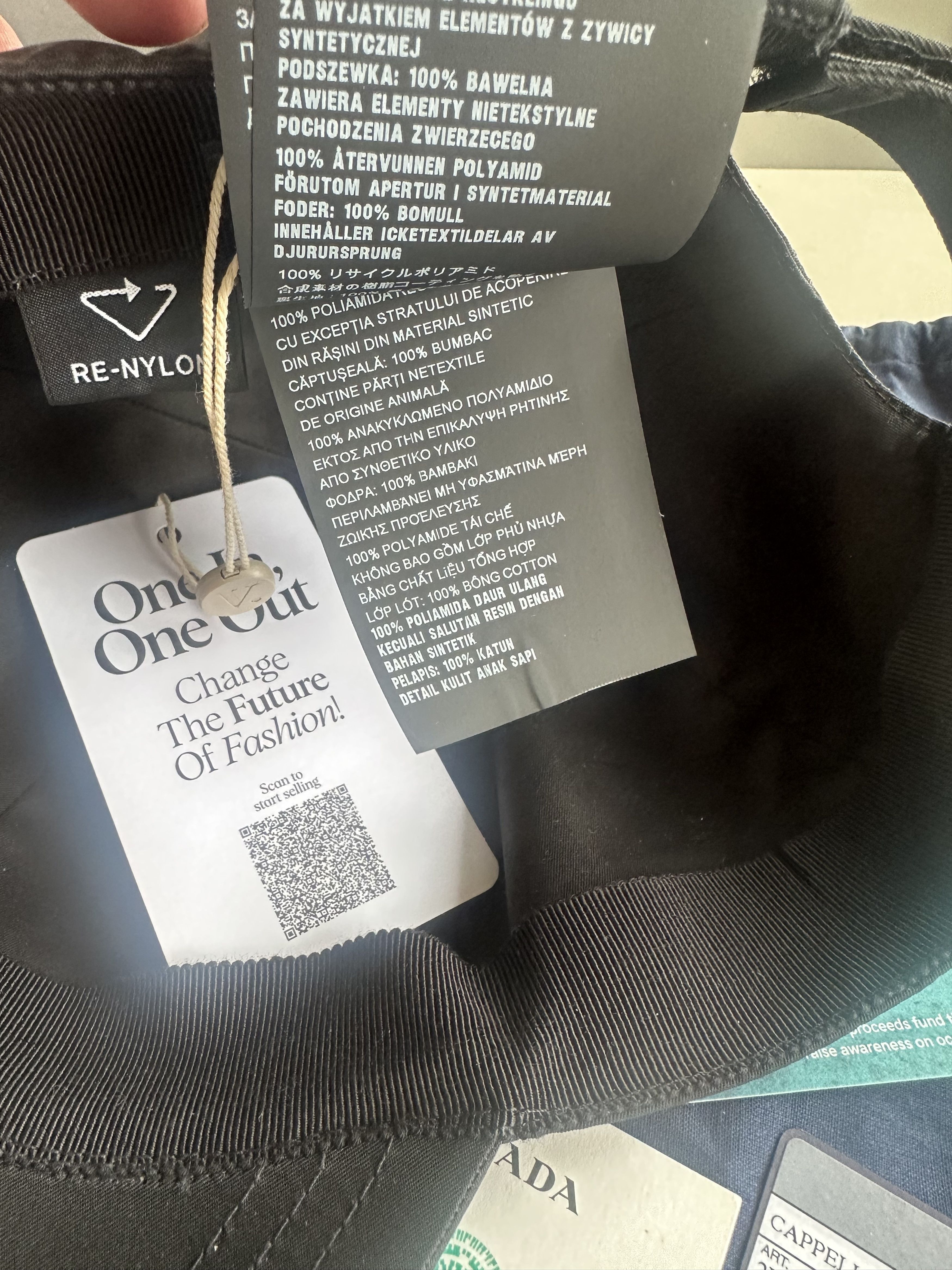 Prada Prada Re-Nylon Baseball Cap (size L) Size ONE SIZE - 11 Thumbnail