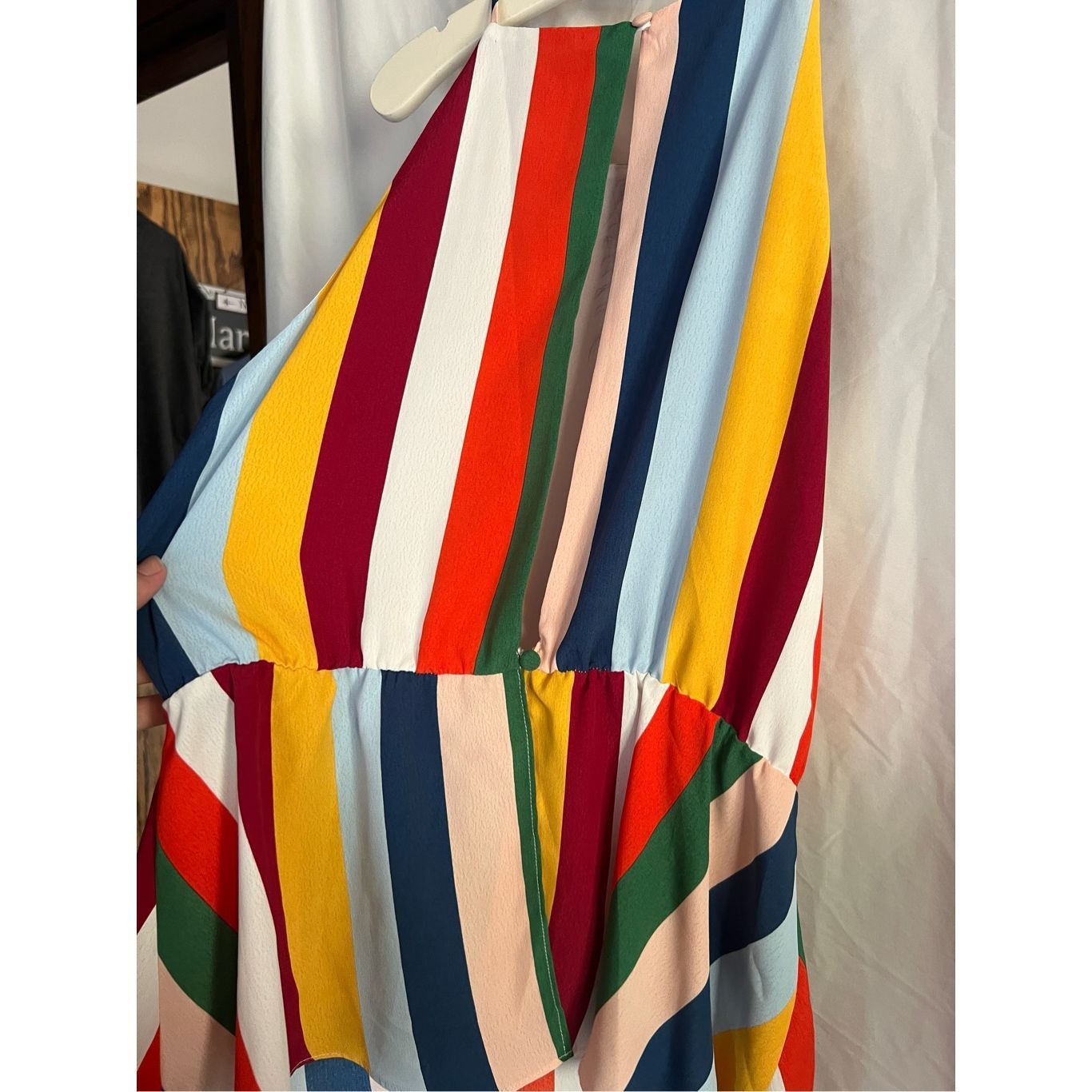 Other Willow & Root Buckle Multicolored Striped Tie Waist Tank Top Size L / US 10 / IT 46 - 7 Thumbnail
