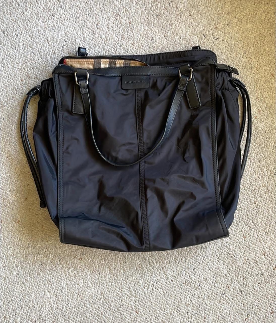 Burberry black shoulder bag