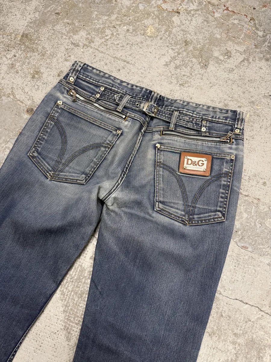 Dolce & Gabbana 2000s Dolce & Gabbana Blue Faded Denim Jeans Size US 32 / EU 48 - 6 Thumbnail