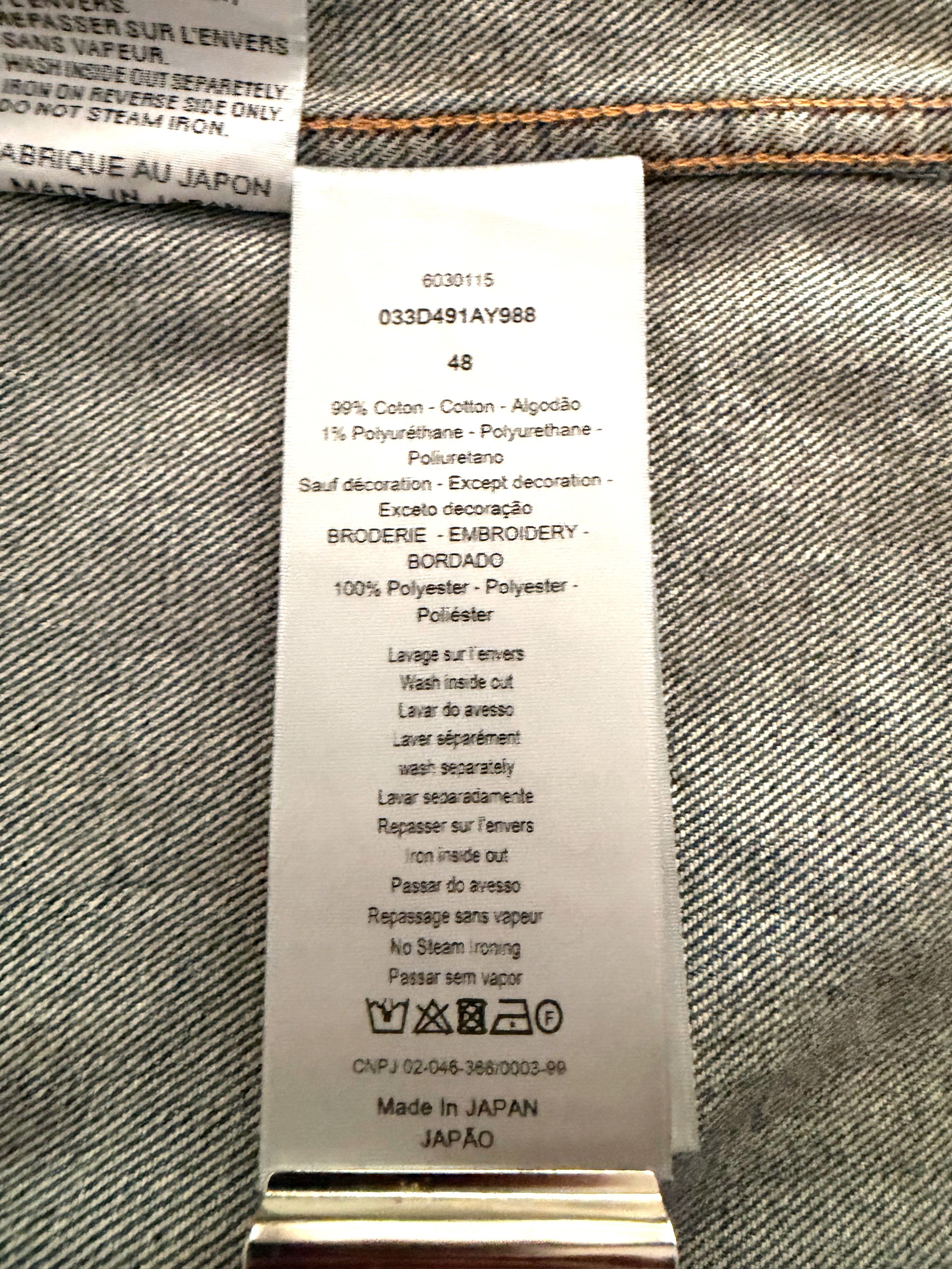 Dior × Stussy Embroidered Skull Bee Denim Jacket Size US M / EU 48-50 / 2 - 18 Thumbnail