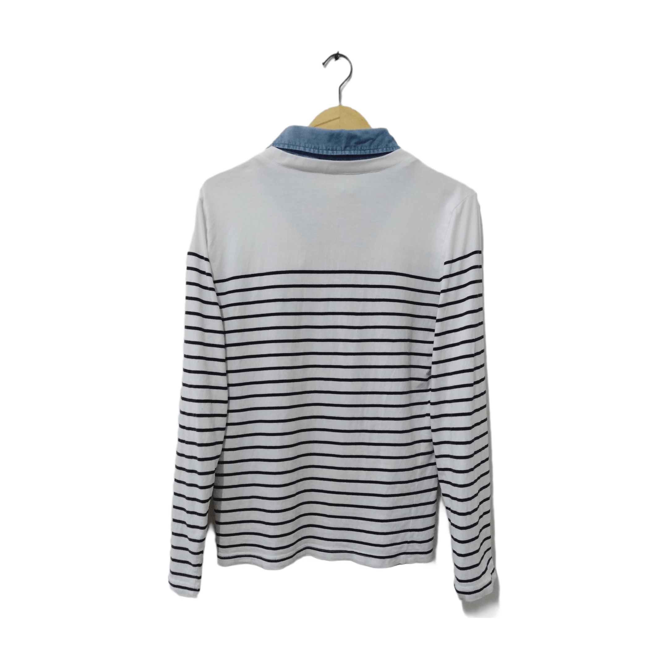 Japanese Brand Double Layer Henus Edwin Stripe Long Slevee Size US M / EU 48-50 / 2 - 2 Thumbnail