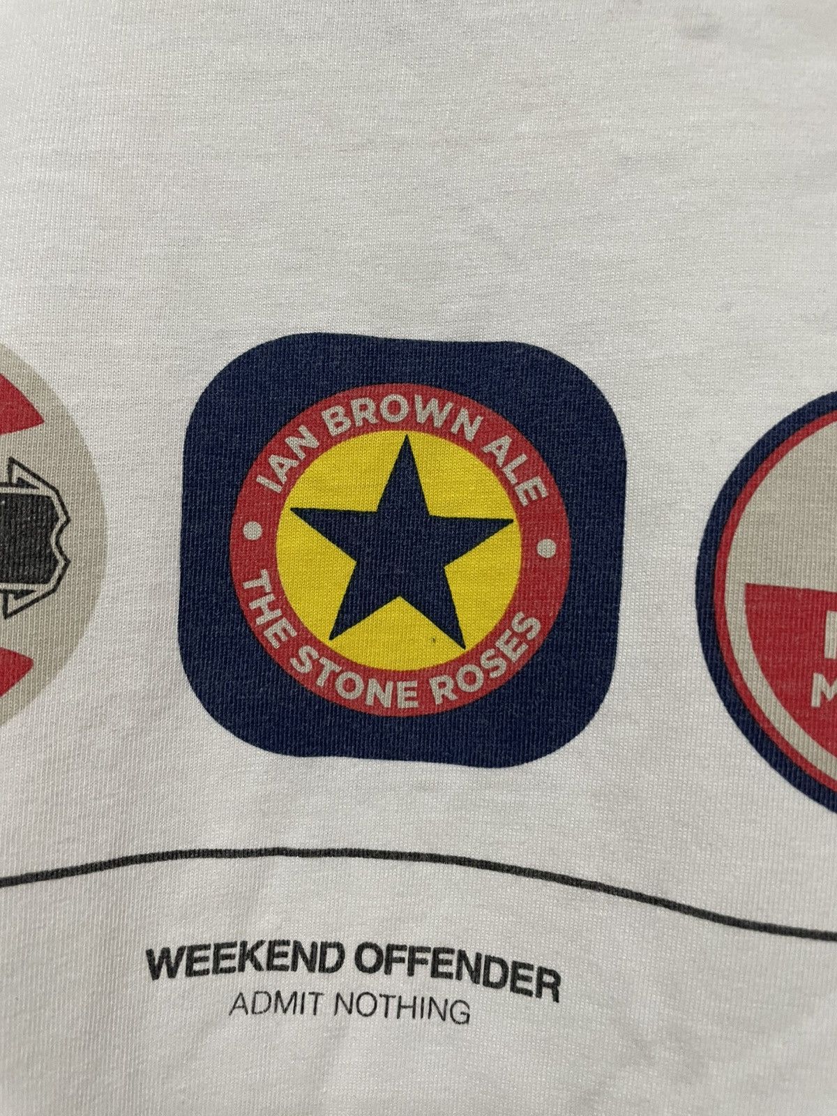 Band Tees × Weekend Offender Weekend Offender T Shirt Oasis Happy Mondays The Stone Roses Size US XXL / EU 58 / 5 - 7 Thumbnail