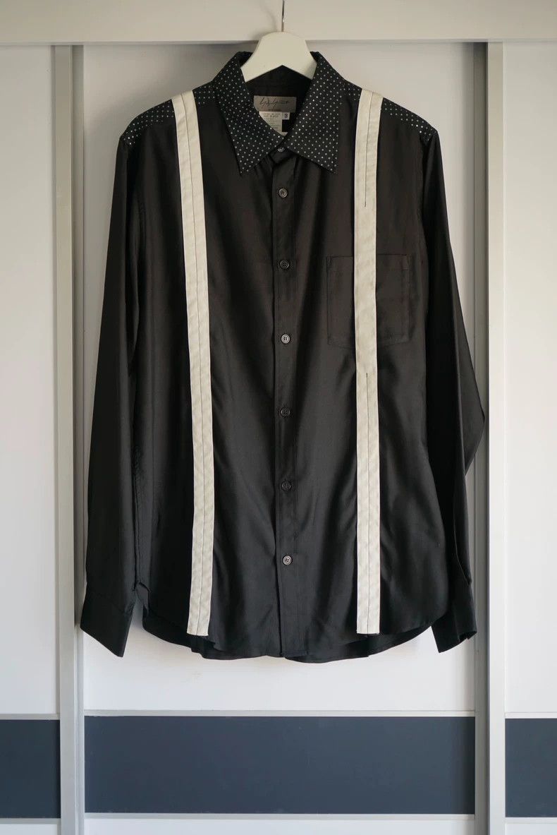 Yohji Yamamoto Yohji Yamamoto Yohji Yamamoto Silk Shirt with Suspender De Size US M / EU 48-50 / 2 - 1 Thumbnail