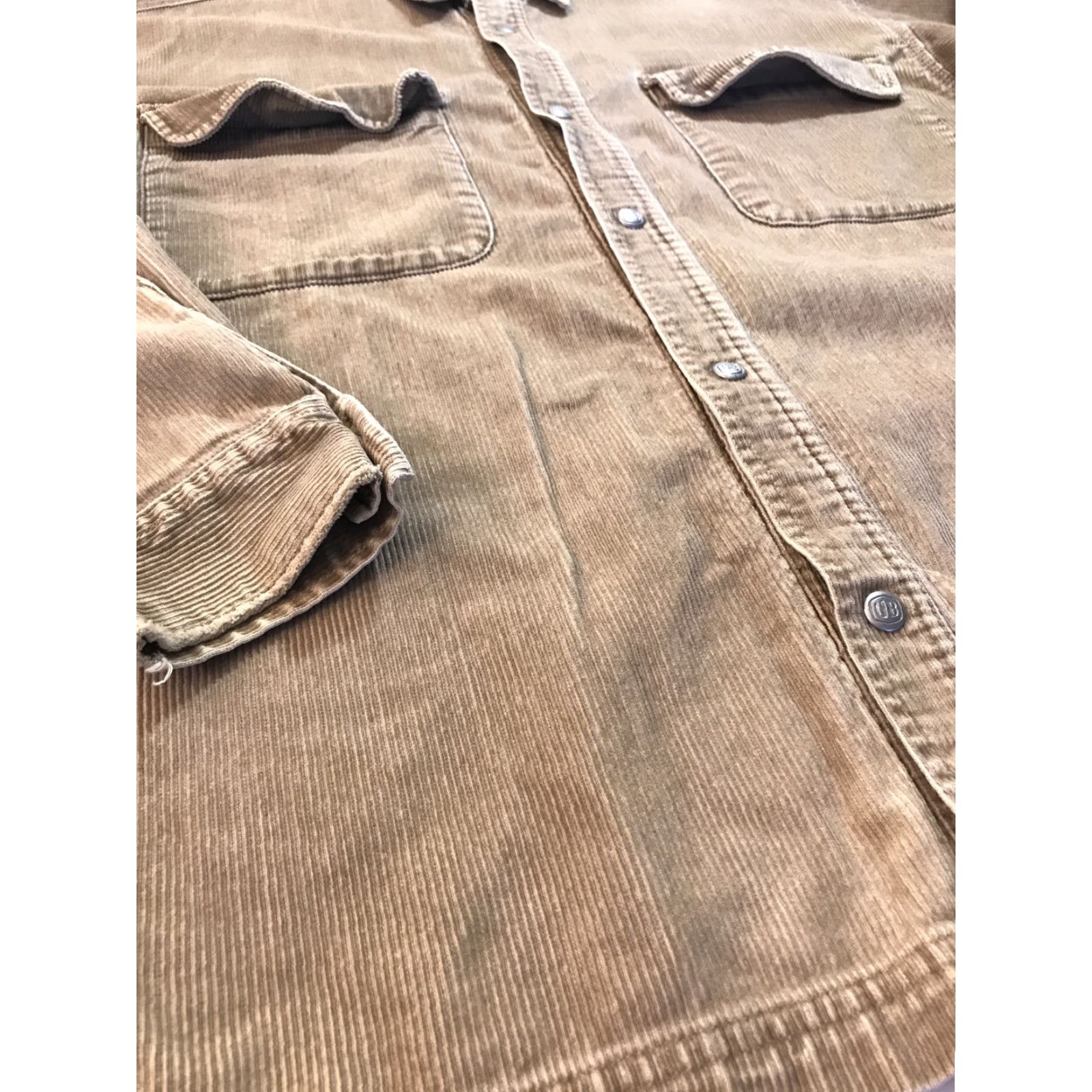 Vintage VINTAGE UnionBay Shirt Corduroy Button-Up XL 90s Surf Grunge Men Brown Corduroy Button-Down Shirt XL Mens Size US XL / EU 56 / 4 - 3 Thumbnail