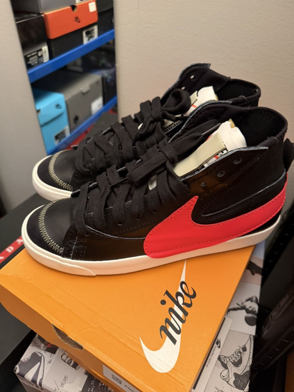 Nike Nike blazer mid jumbo sz 12 Size US 12 / EU 45 - 6 Thumbnail