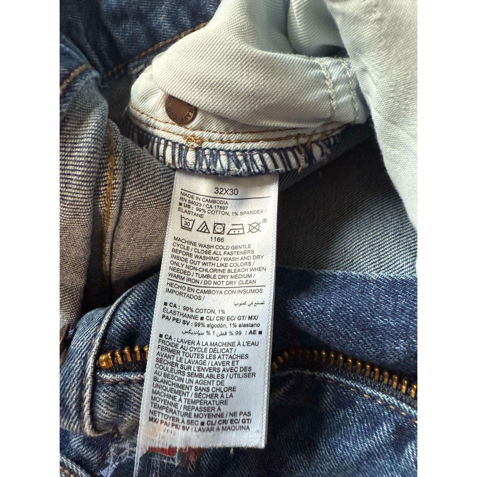 Old Navy Old Navy Built-In Flex Straight Jeans *LOT OF 2* Blue 32/30 Size US 32 / EU 48 - 8 Thumbnail