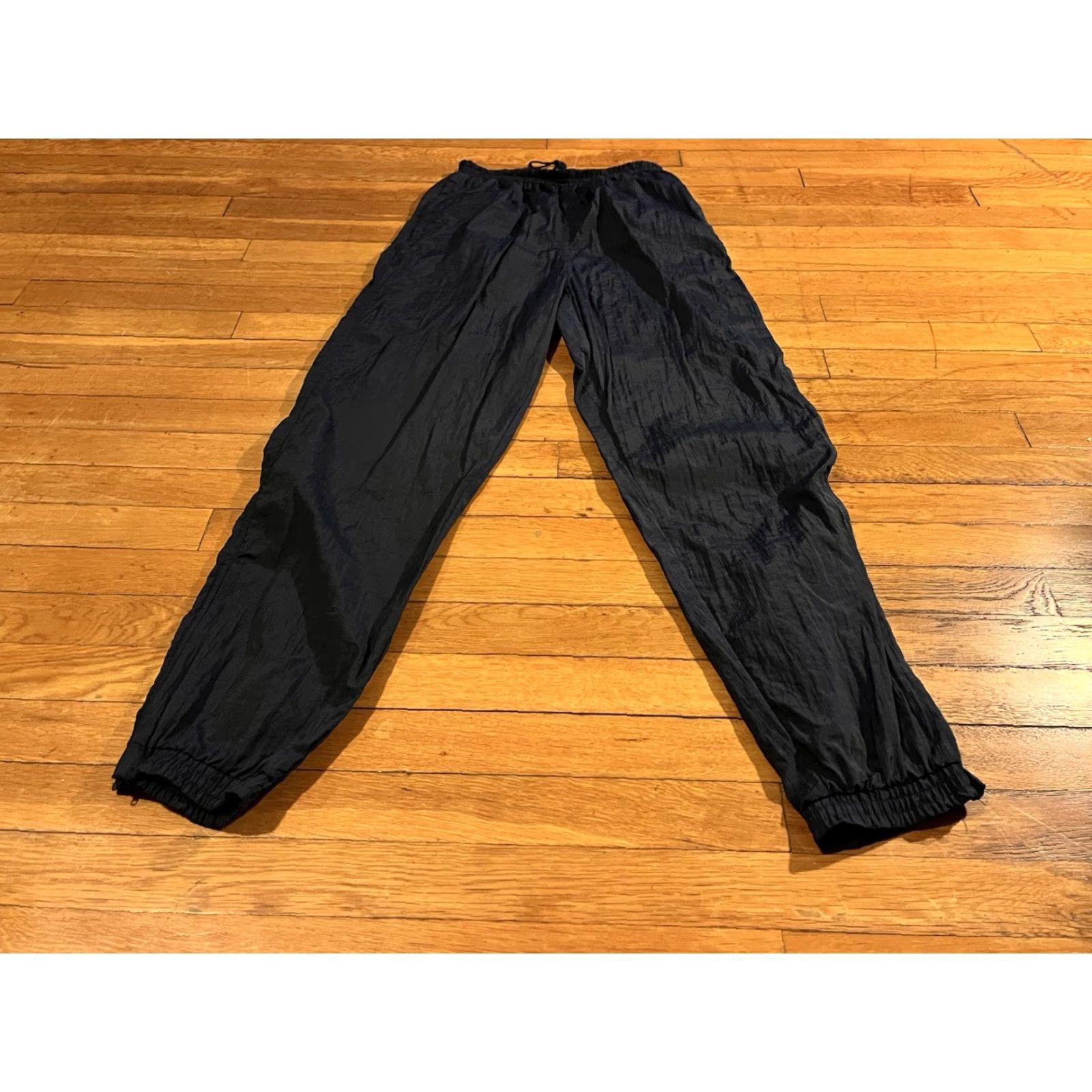 Vintage VINTAGE Skyr Sport Ski Track Pants Men’s Small Navy Blue Nylon Softshell Pants Regular Men Size US 29 - 2 Thumbnail