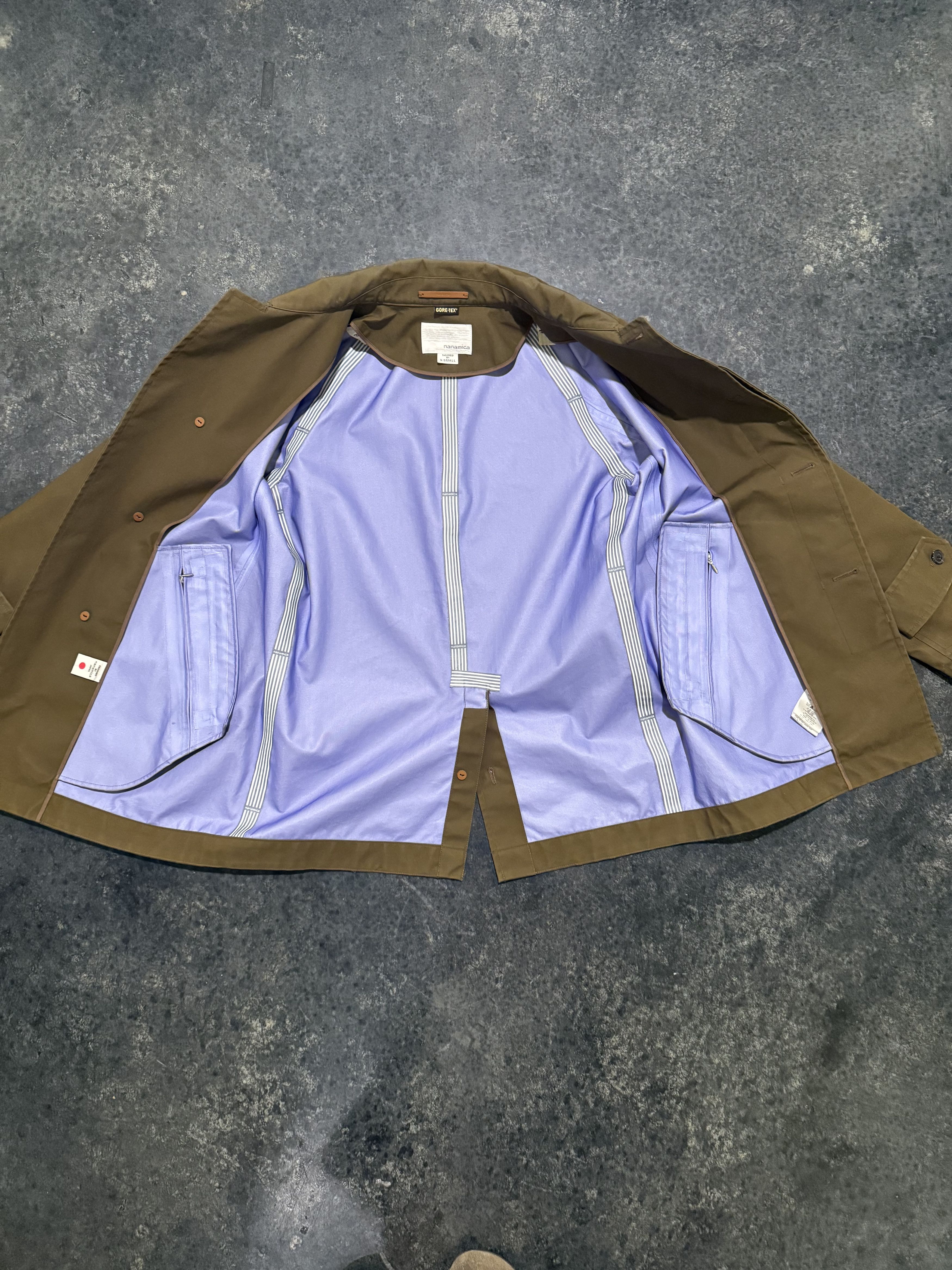 Nanamica Soutien Coat 2L Gore-Tex - Brown Size US XS / EU 42 / 0 - 10 Thumbnail