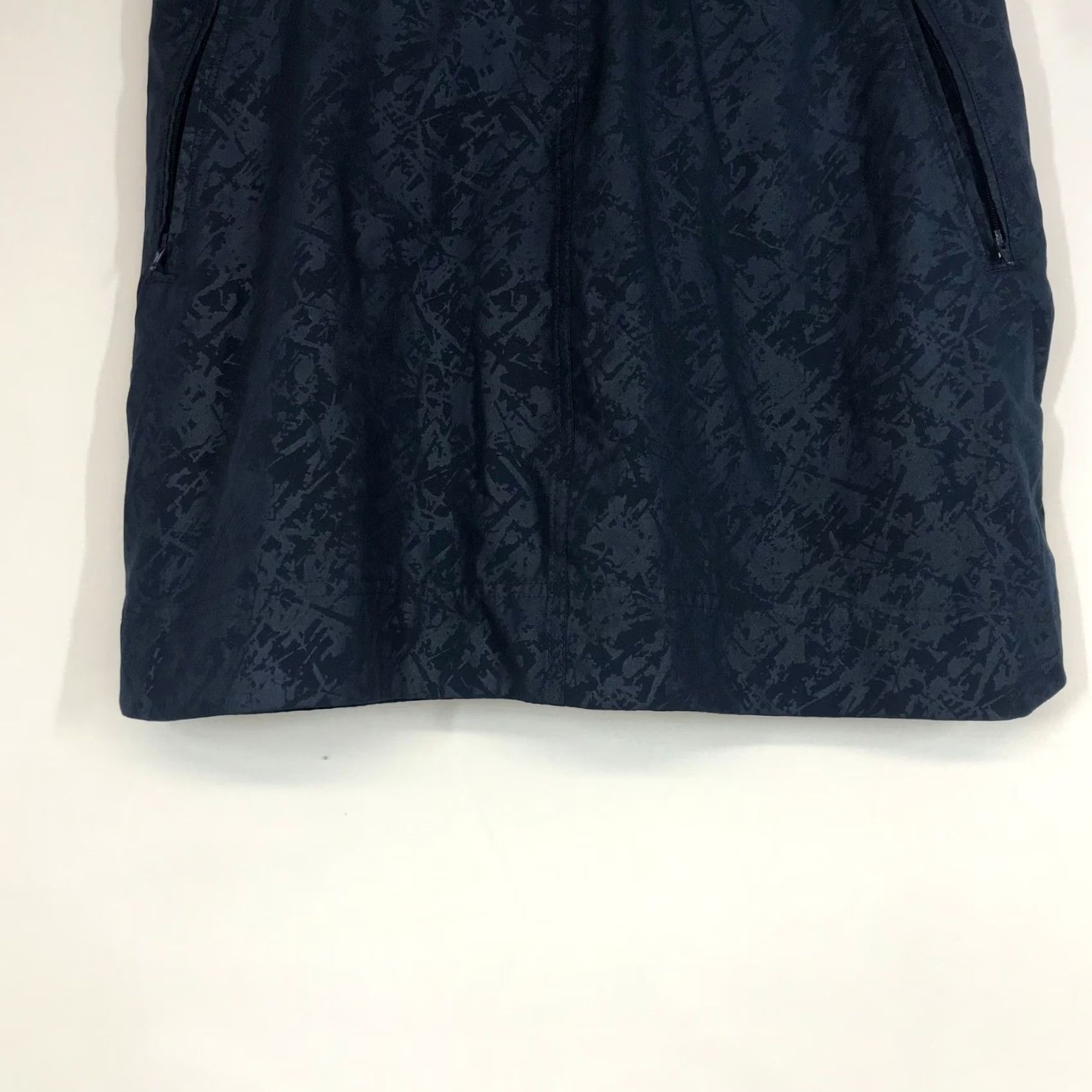 Orvis Orvis Navy Blue Textured Skirt Skort M Elastic Waist Pockets Size 32" / US 10 / IT 46 - 3 Thumbnail