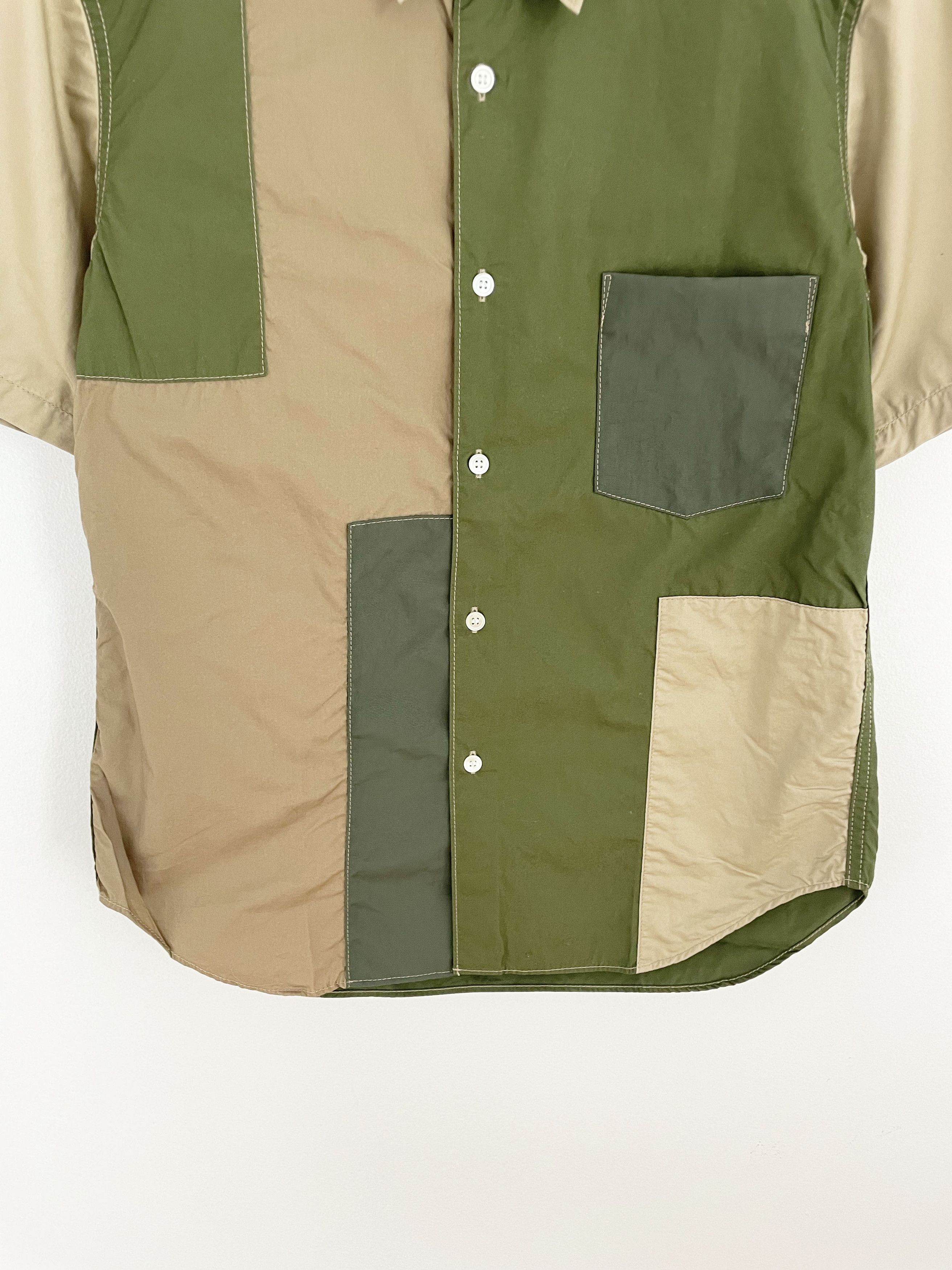Comme des Garcons Homme 2009 Patchwork Shirt Size US M / EU 48-50 / 2 - 5 Thumbnail