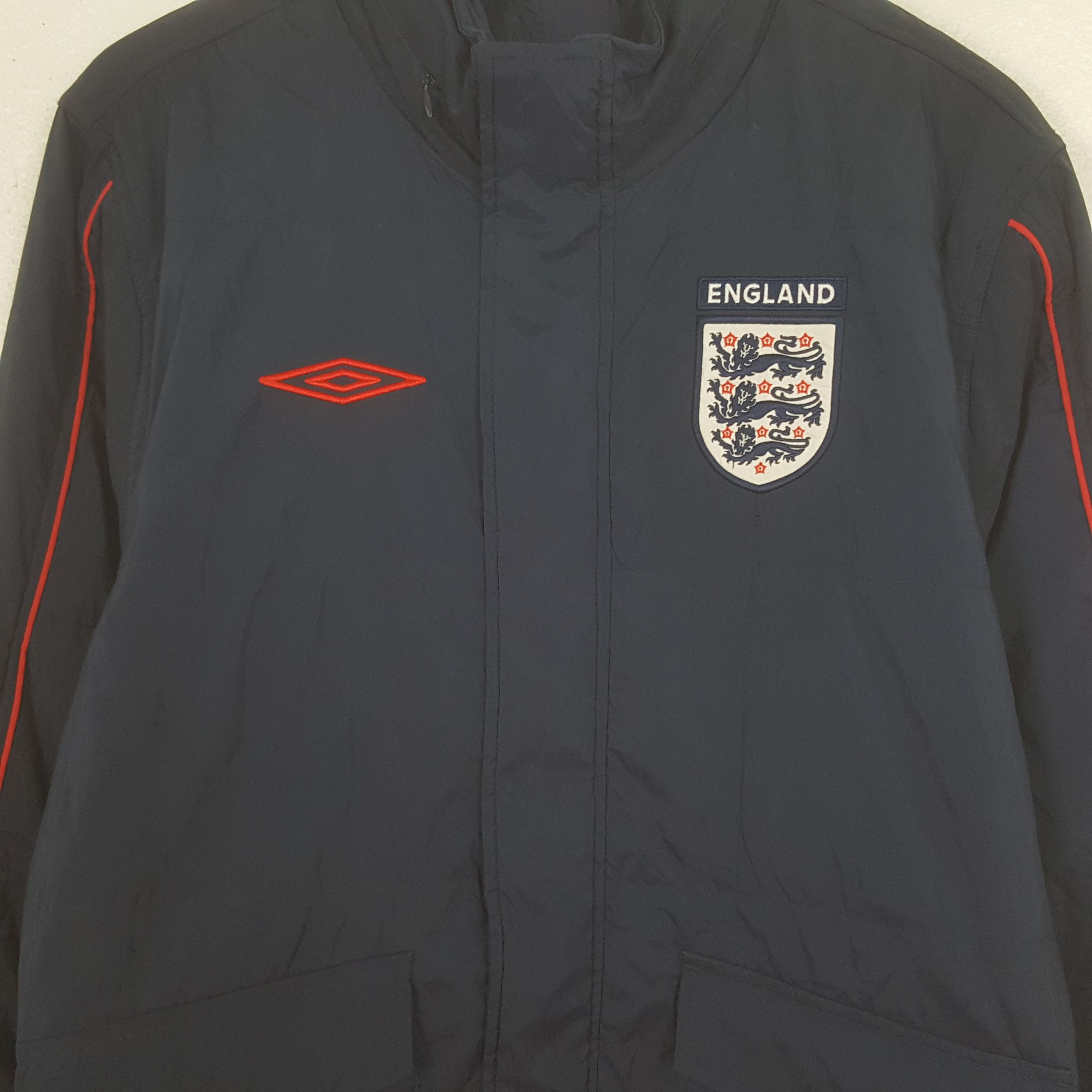 Umbro Vintage Umbro England Nation Football Winter Jacket Size XS / US 0-2 / IT 36-38 - 2 Thumbnail