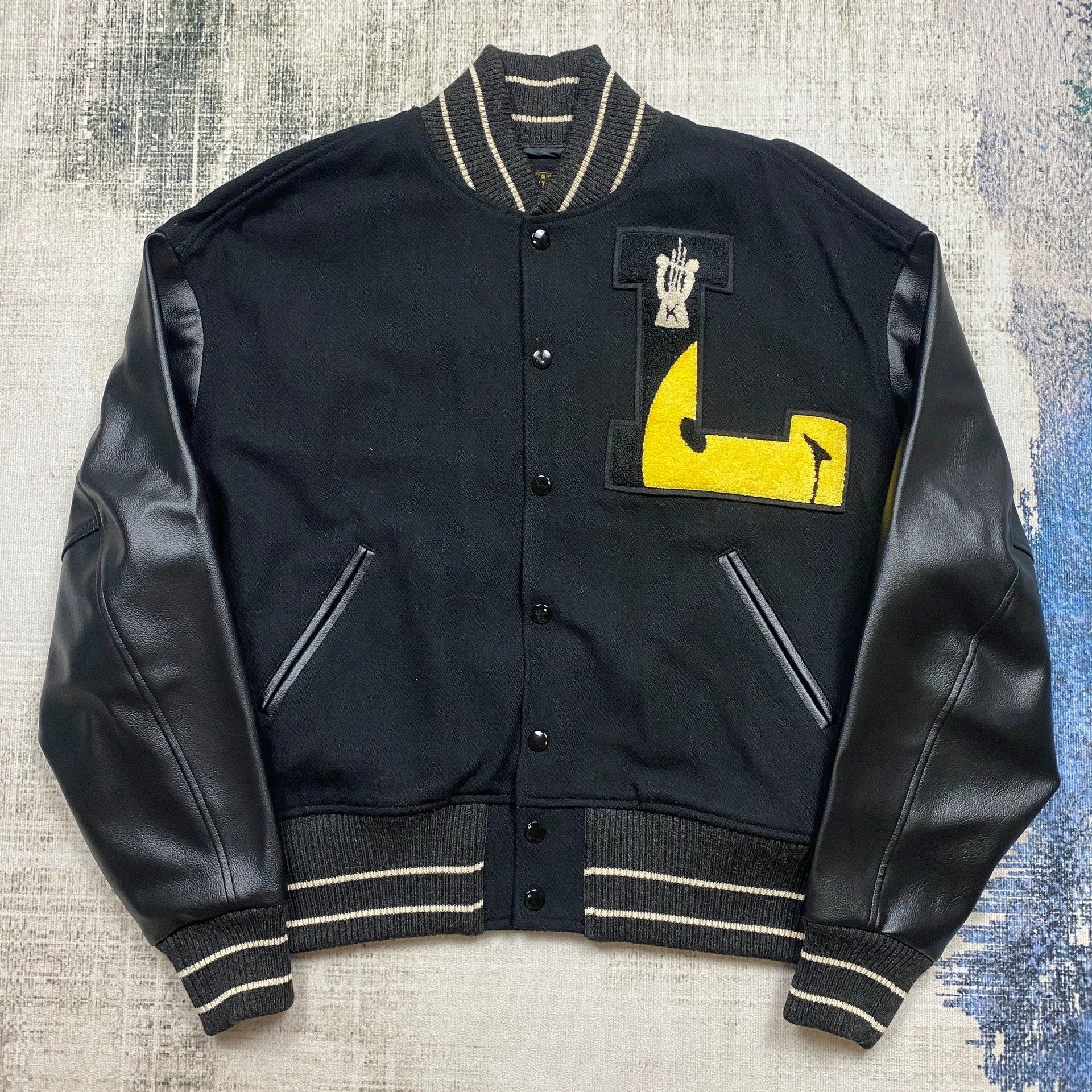 Kapital Kapital Hirata And Hiroshi Split Leather Baseball Coats -DMC Size US S / EU 44-46 / 1 - 1 Thumbnail
