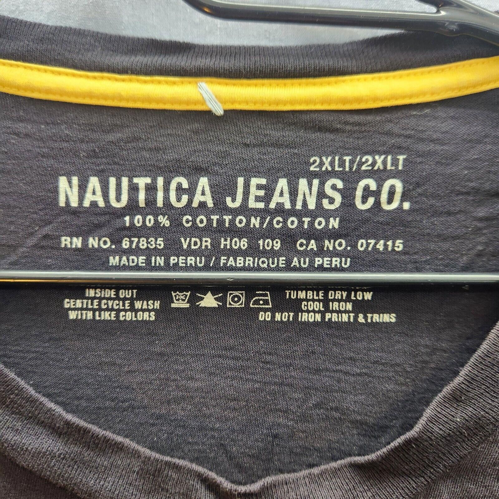 Nautica Nautica Motorcycle Rally Tshirt Mens Size 2XL Black Size US XXL / EU 58 / 5 - 5 Thumbnail
