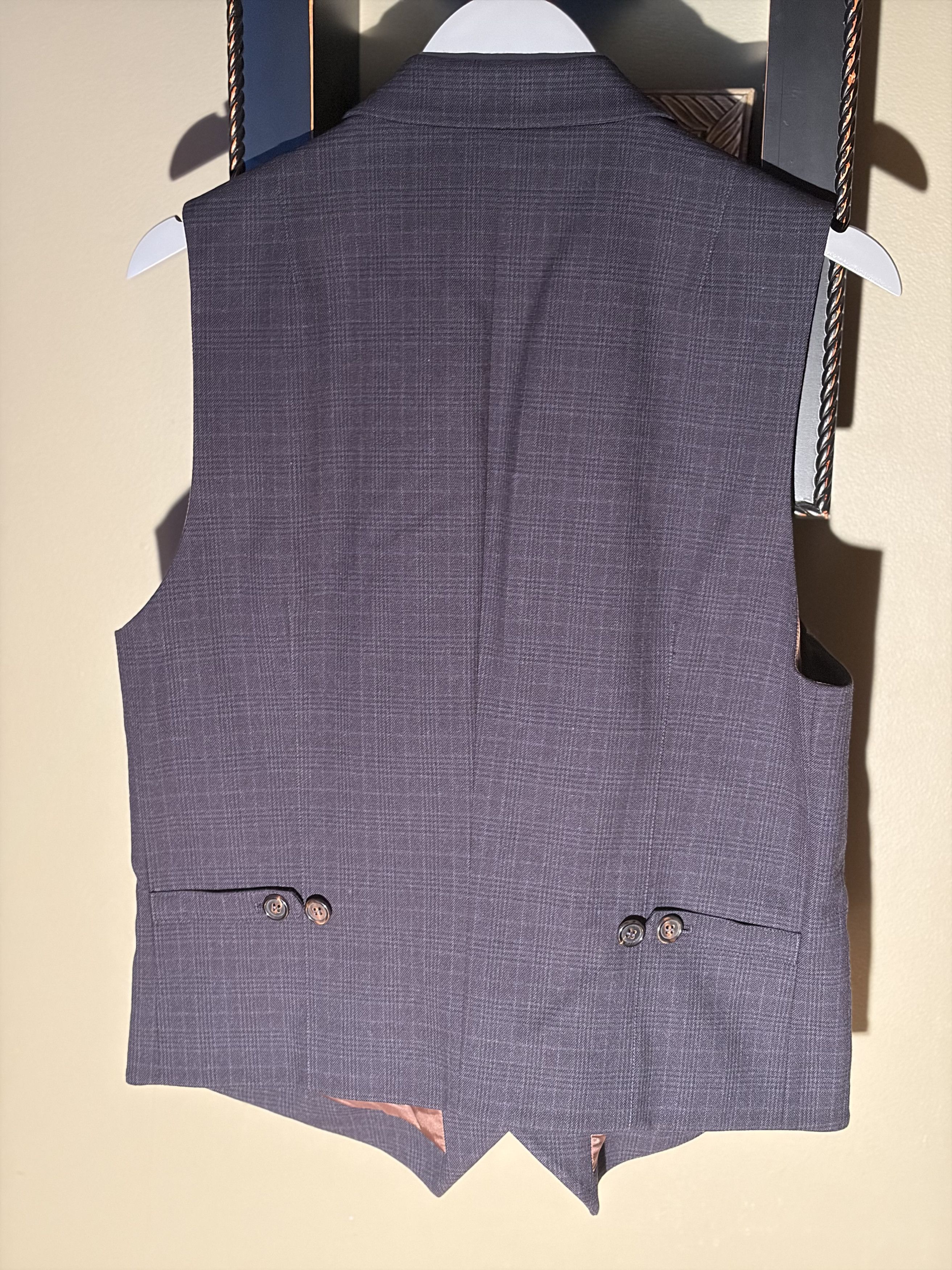 Brunello Cucinelli Brunello Cucinelli blue check suit vest brand new size 50 Size US M / EU 48-50 / 2 - 4 Thumbnail
