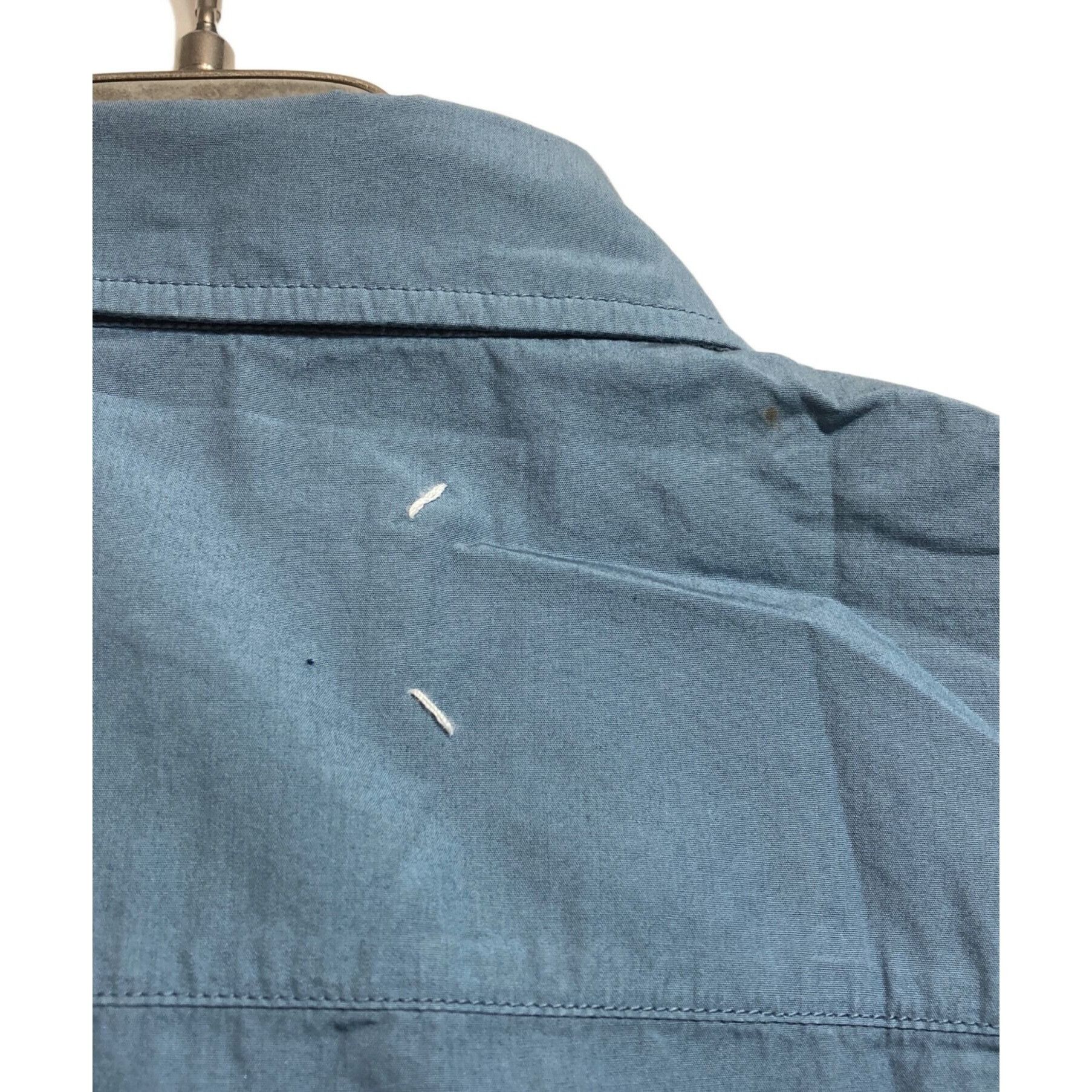 Maison Margiela Maison Margiela Cut-off sleeveless shirt Cotton Blue Size 39 Size US S / EU 44-46 / 1 - 6 Thumbnail