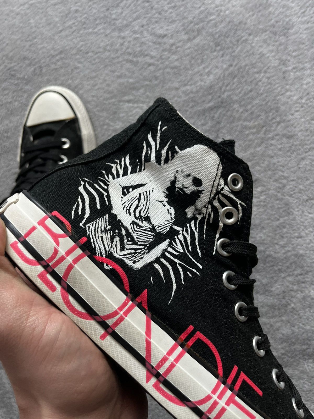 Converse Vintage 2009 Converse x Blondie Debbie Harry Rock Merch shoe Size US 9 / IT 39 - 10 Thumbnail