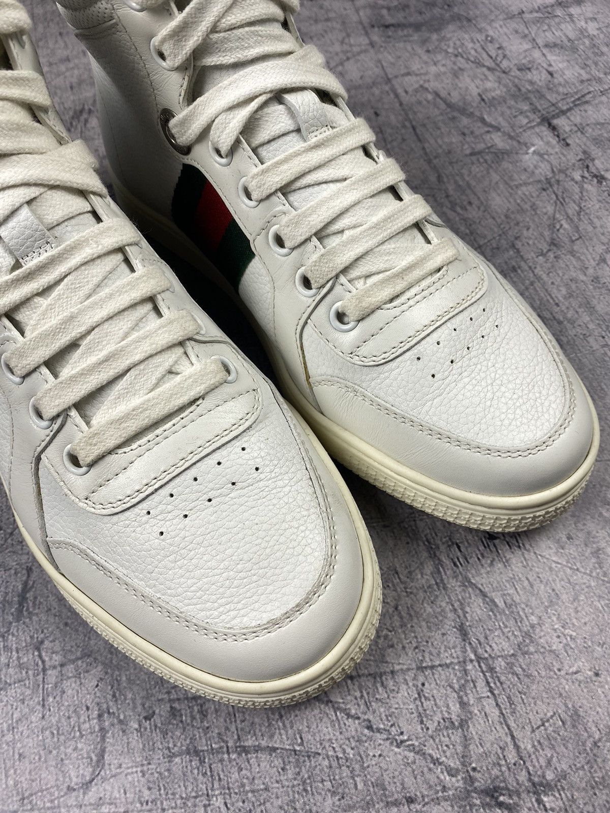 Gucci Gucci Hi-Top Sneakers Shoes Size US 6 / EU 39 - 7 Thumbnail