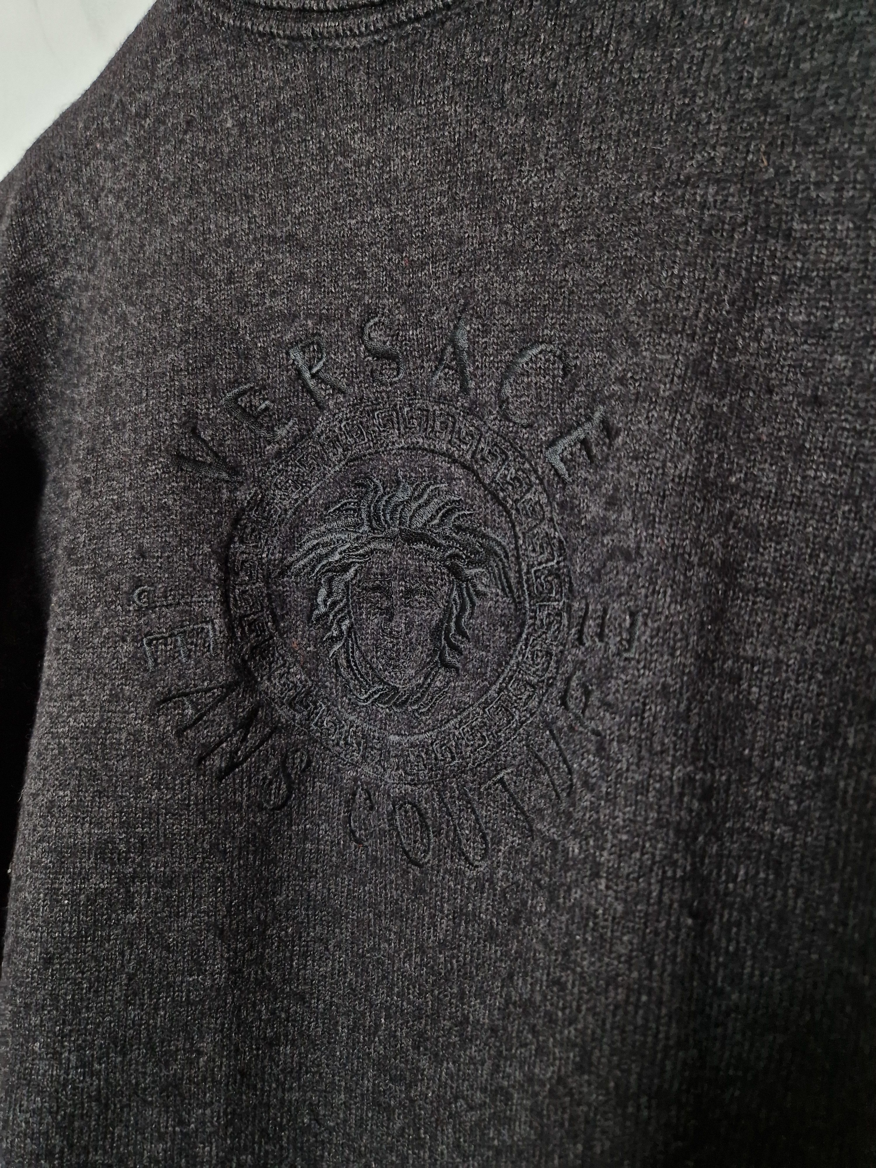 Versace Versace big medusa logo sweater Size L / US 10 / IT 46 - 4 Thumbnail