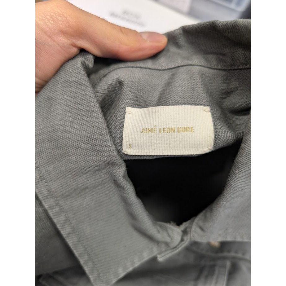 Aime Leon Dore o1rshd1 Twil Work Shirt in Volcanic Ash Size US S / EU 44-46 / 1 - 18 Thumbnail