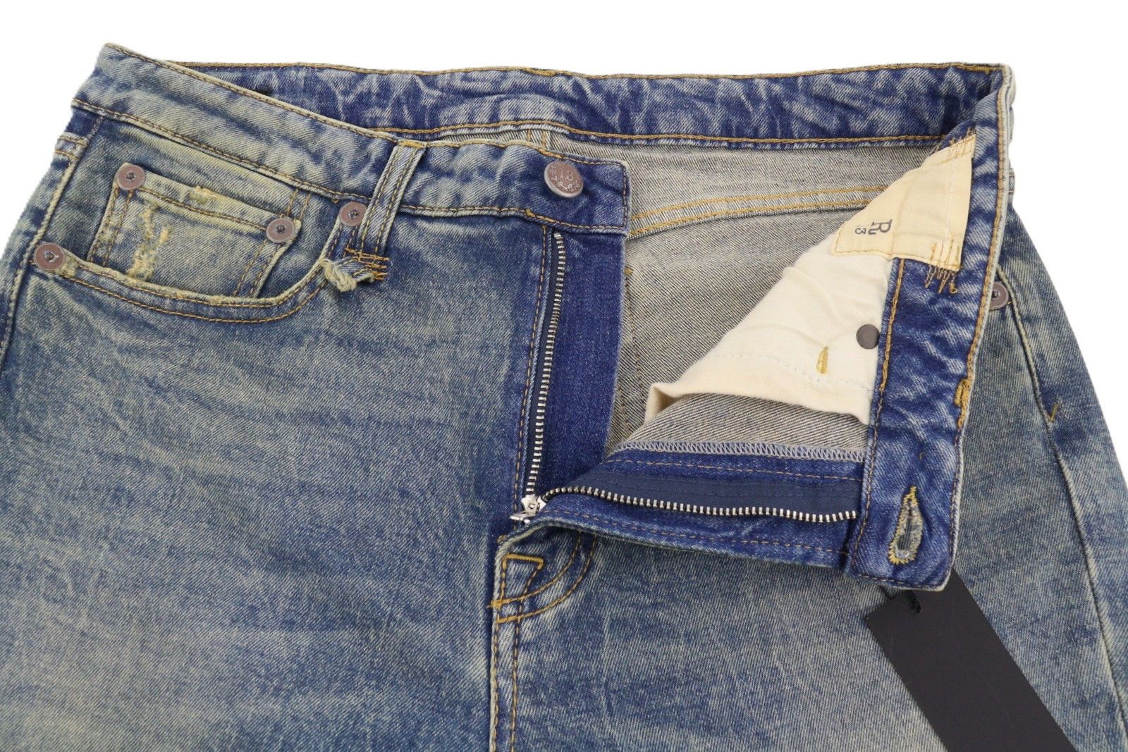 R13 KICK FIT 30 Kelly Faded Blue RRP699 87179 Size 30" / US 8 / IT 44 - 5 Thumbnail