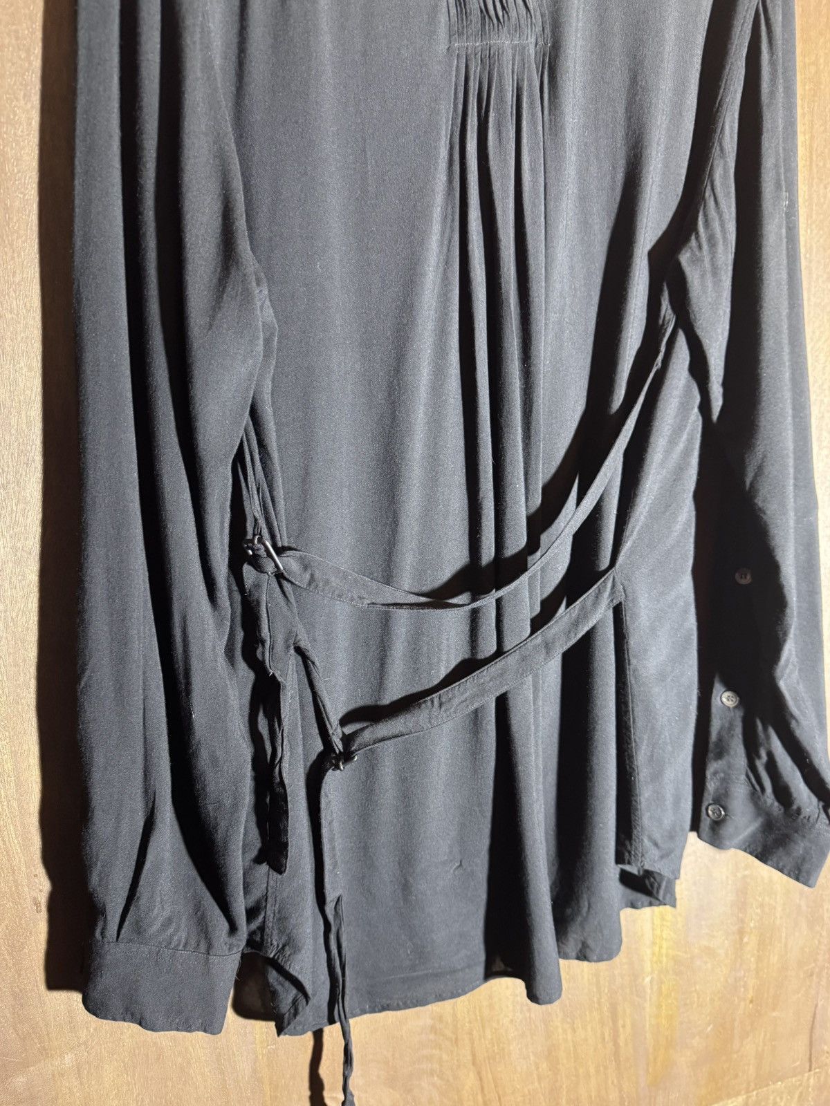 Ann Demeulemeester ann demeulemeester fw10 runway long black shirt 40 fr Size M / US 6-8 / IT 42-44 - 9 Thumbnail