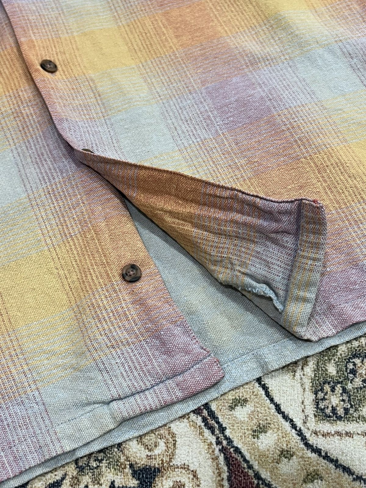 Vintage Vespa Piaggio Flannel Shirt Size US L / EU 52-54 / 3 - 7 Thumbnail