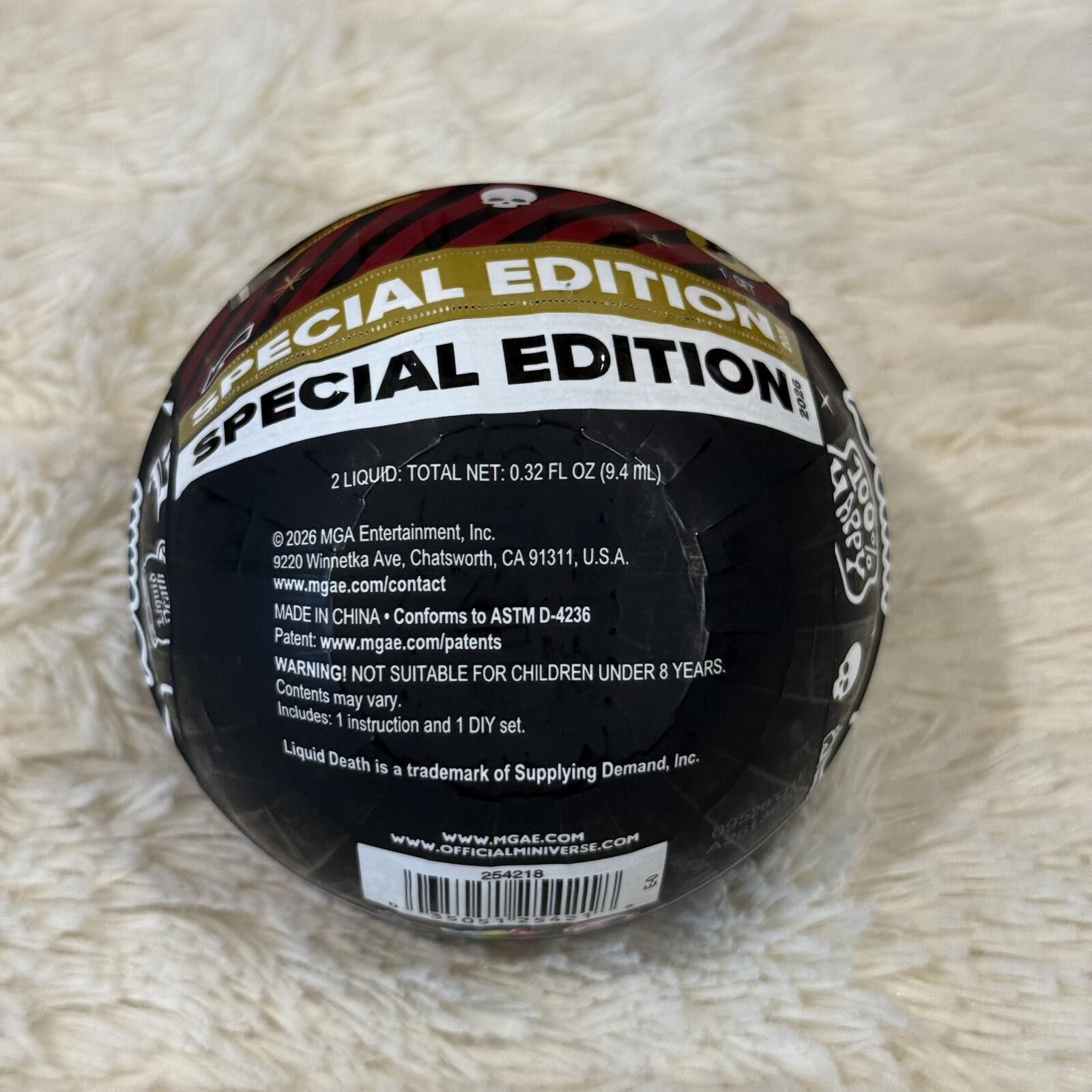 Other MGA's Miniverse Liquid Death SPECIAL EDITION, LIMITED Size ONE SIZE - 3 Thumbnail