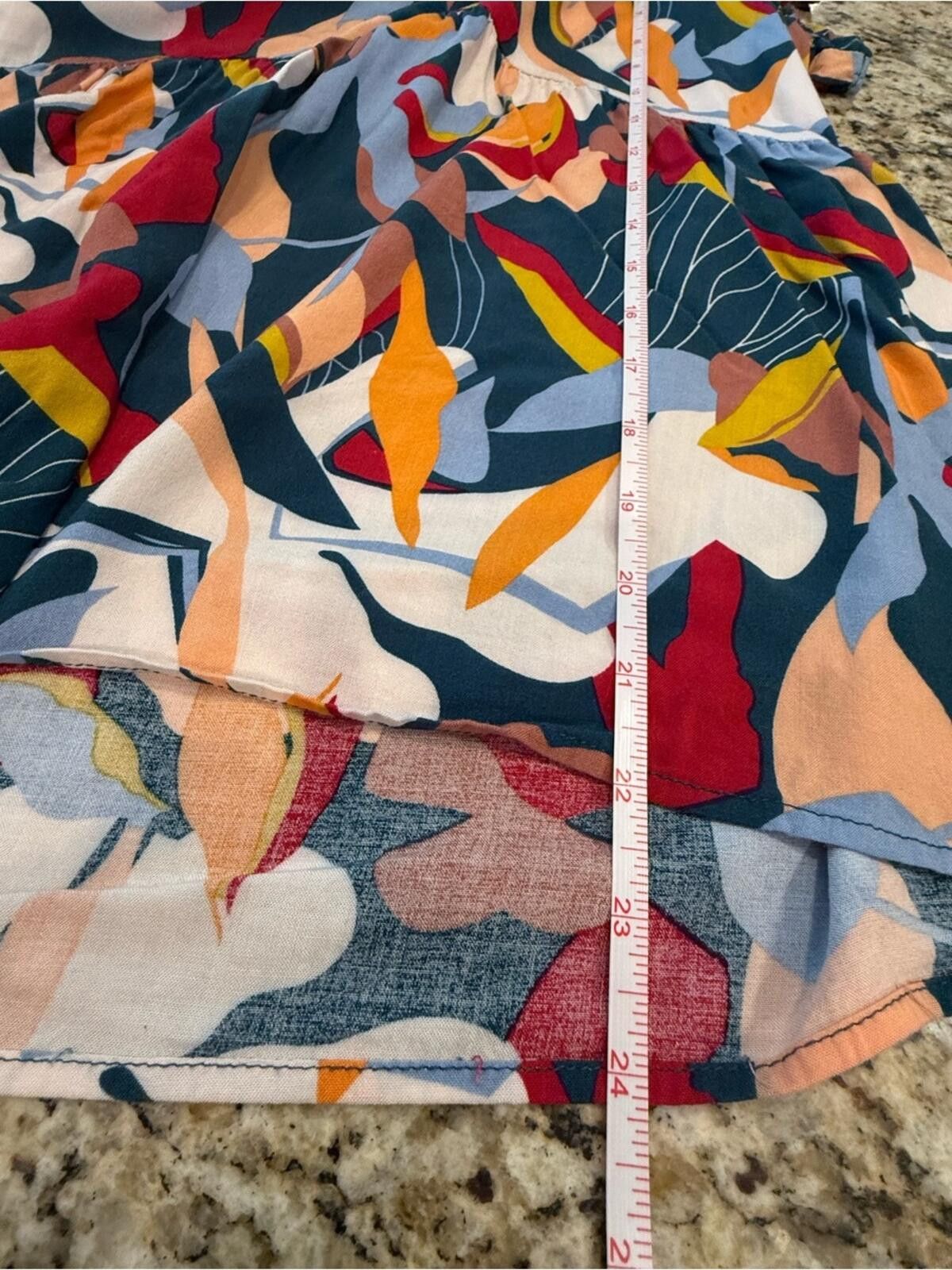 Other Emily Wonder boho baby doll top colorful abstract SZ SM Size S / US 4 / IT 40 - 8 Thumbnail