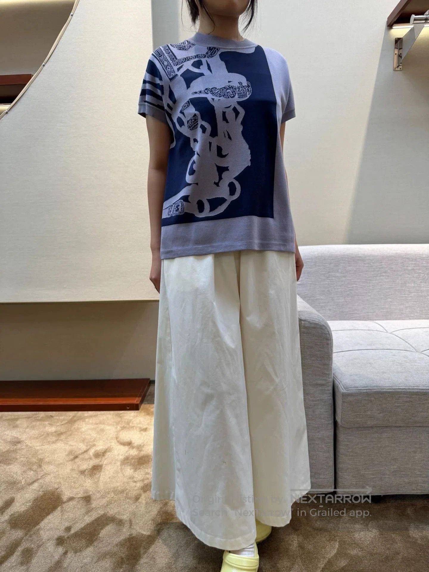 Hermes Hermès 2025 SS Cashmere Short-Sleeve Top. Size US M / EU 48-50 / 2 - 4 Thumbnail