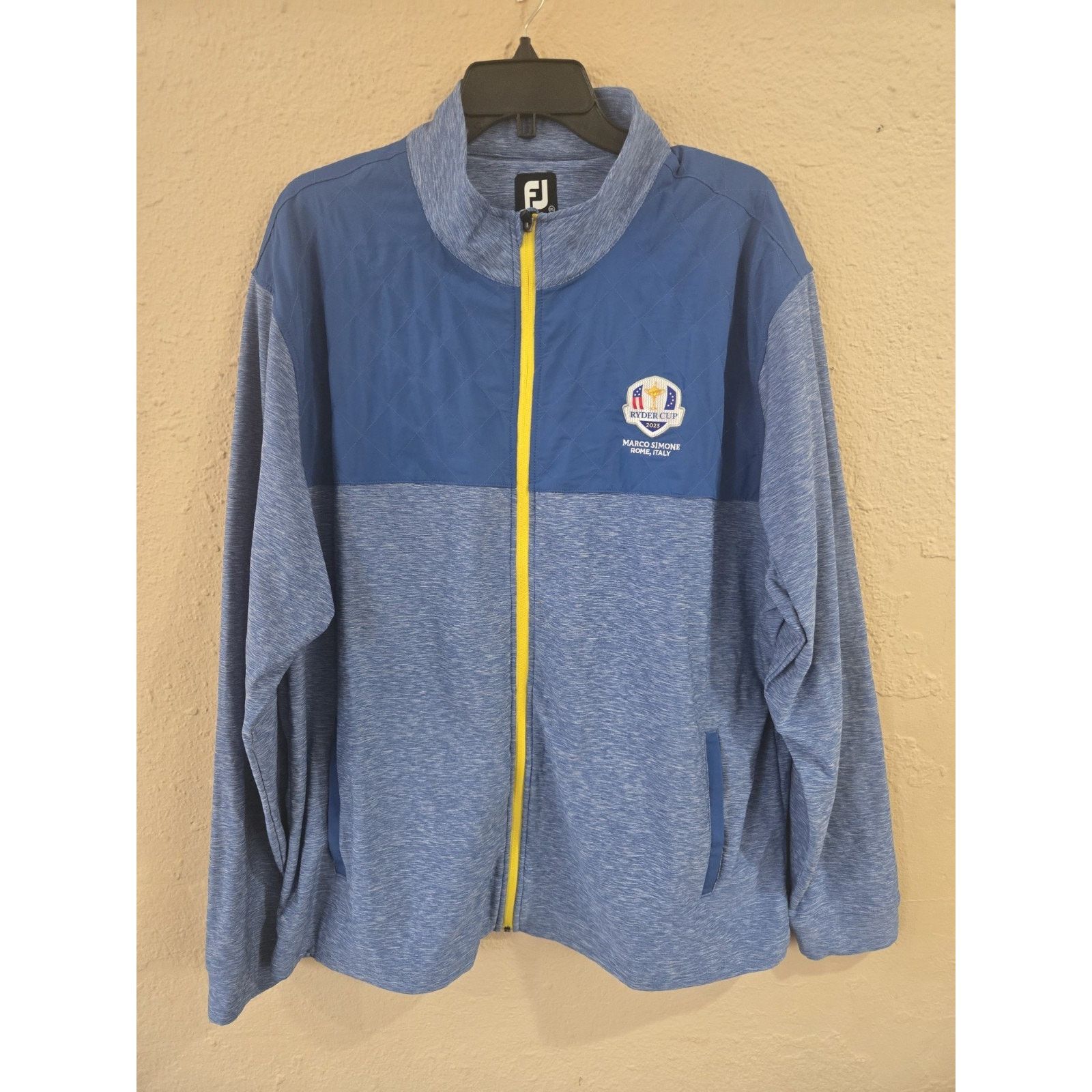 Footjoy FootJoy Ryder Cup Special Edition Jacket, Blue Multi, Sz 2X Size US XXL / EU 58 / 5 - 1 Thumbnail