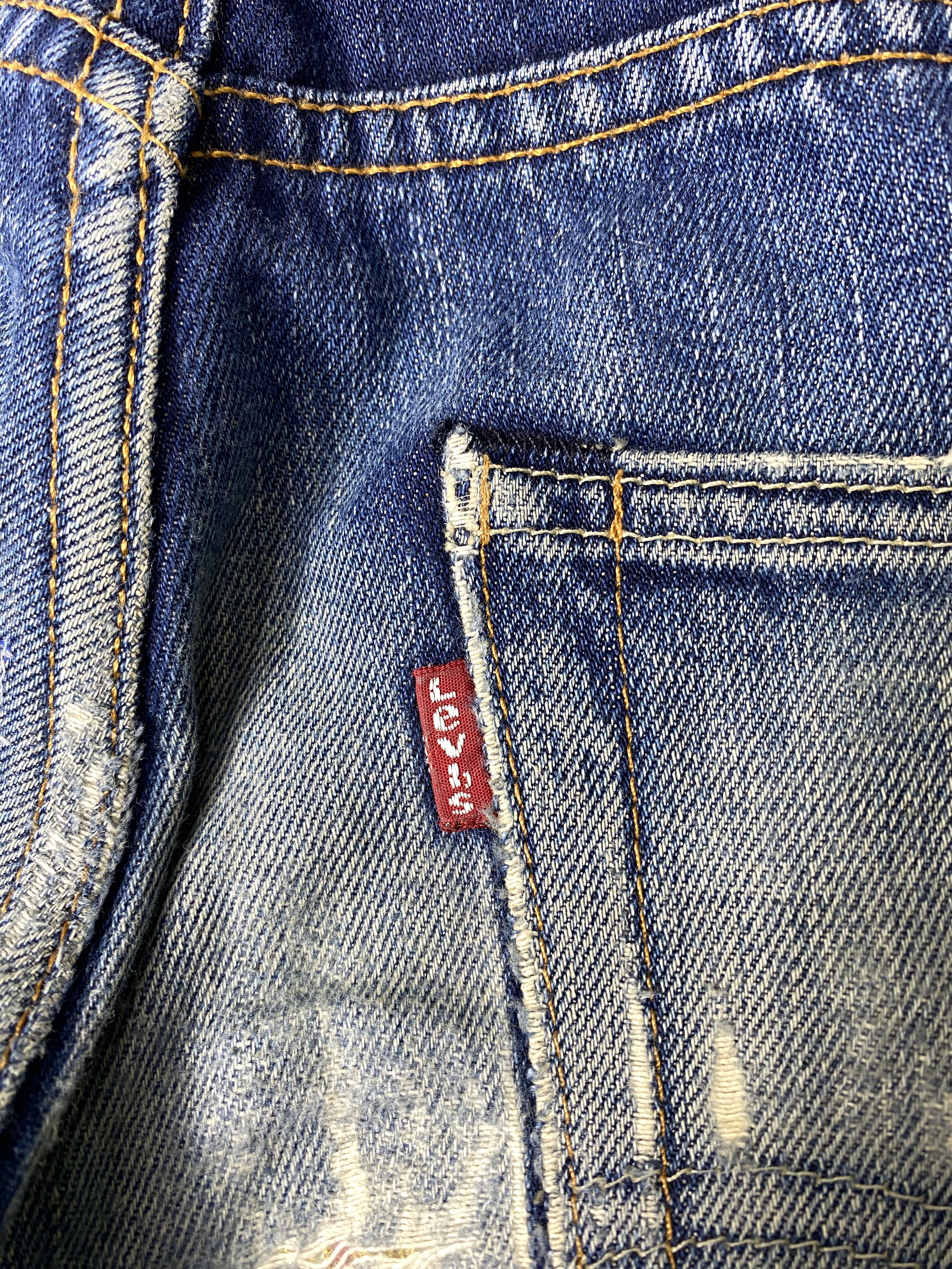 Levi's Vintage Levi's 503 Distressed Faded Blue Jeans CP0033 Size US 32 / EU 48 - 10 Thumbnail