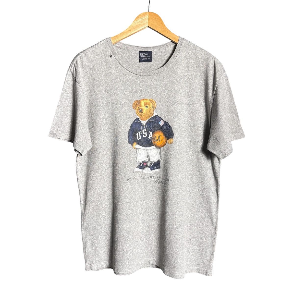 Polo Ralph Lauren Vintage 90s Polo Bear Ralph Lauren T-Shirt Size US M / EU 48-50 / 2 - 1 Thumbnail