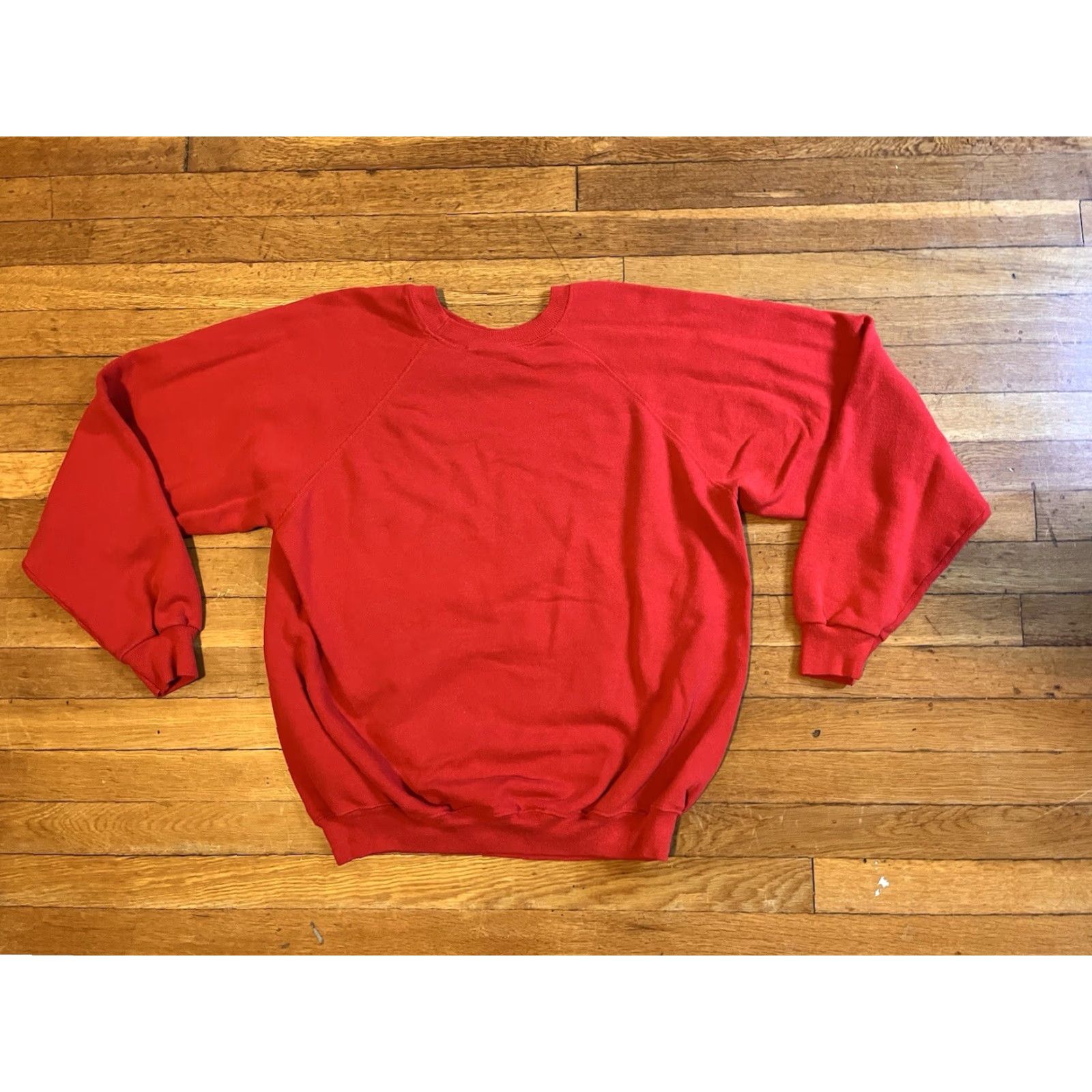 Hanes VINTAGE Hanes Sweatshirt Men XL Red Vermont Christmas Snow Graphic Print City 80s 90s Retro USA Crew Neck Pullover Jersey Cotton Blend Polyester Size US XL / EU 56 / 4 - 6 Thumbnail