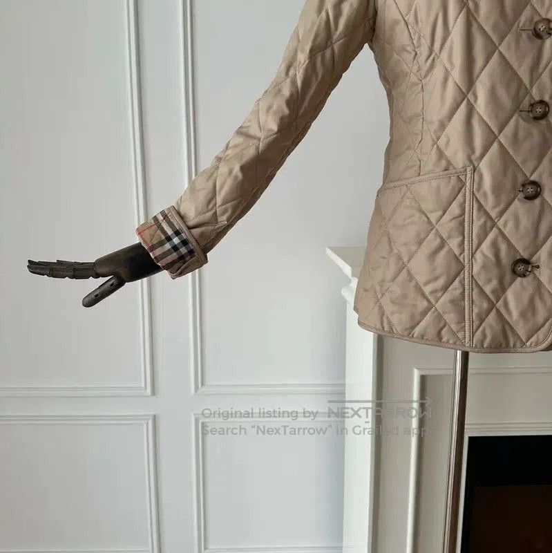 Burberry Burberry Khaki Women's Cotton Jacket. Size S / US 4 / IT 40 - 5 Thumbnail