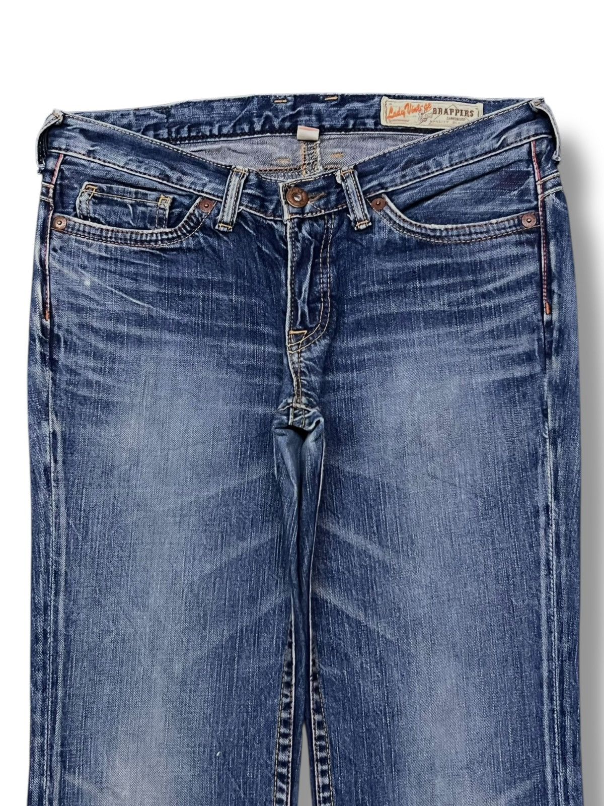 Japanese Brand Bootcut Lady Vintage Brapper’s The Honey Bee Japan Size 33" - 4 Thumbnail