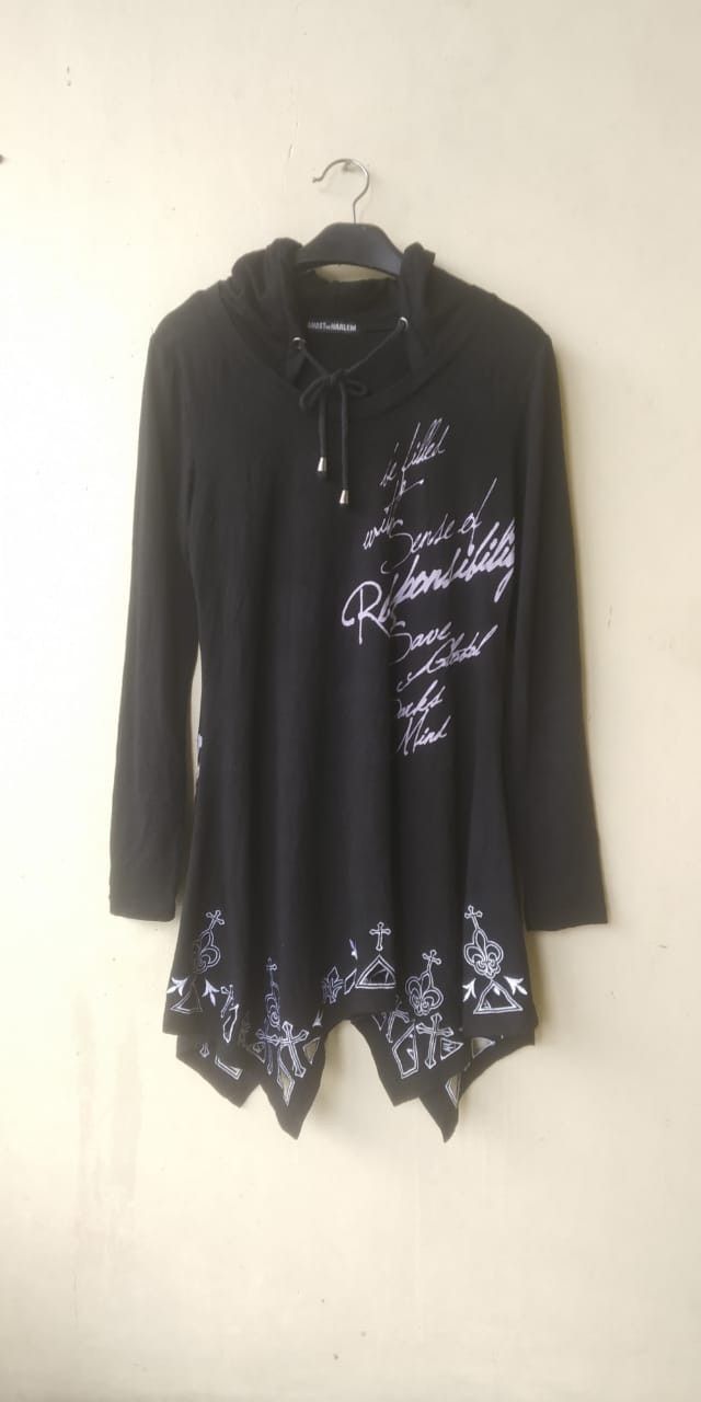 Japanese Brand Ghost of harlem hoodi longsleeve Size M / US 6-8 / IT 42-44 - 1 Thumbnail